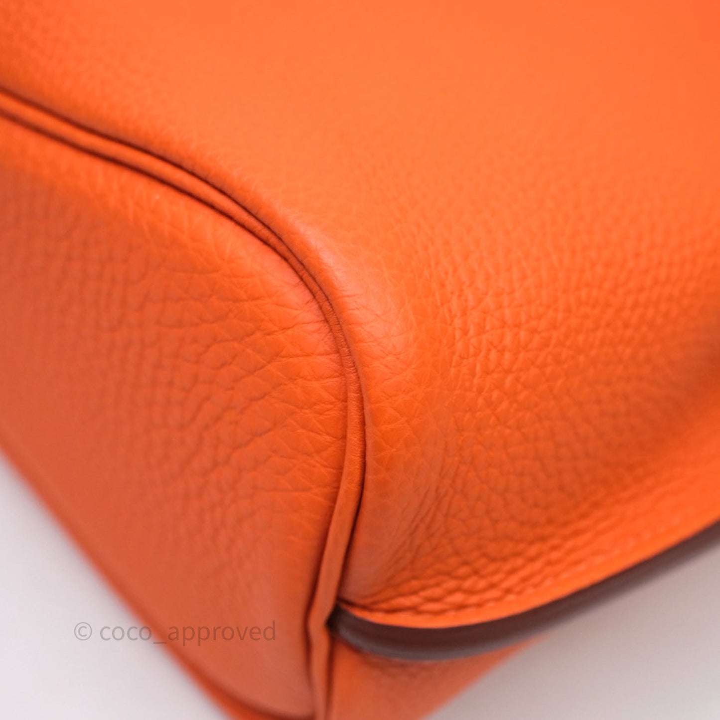 Hermes Kelly So Orange Togo Gold Hardware