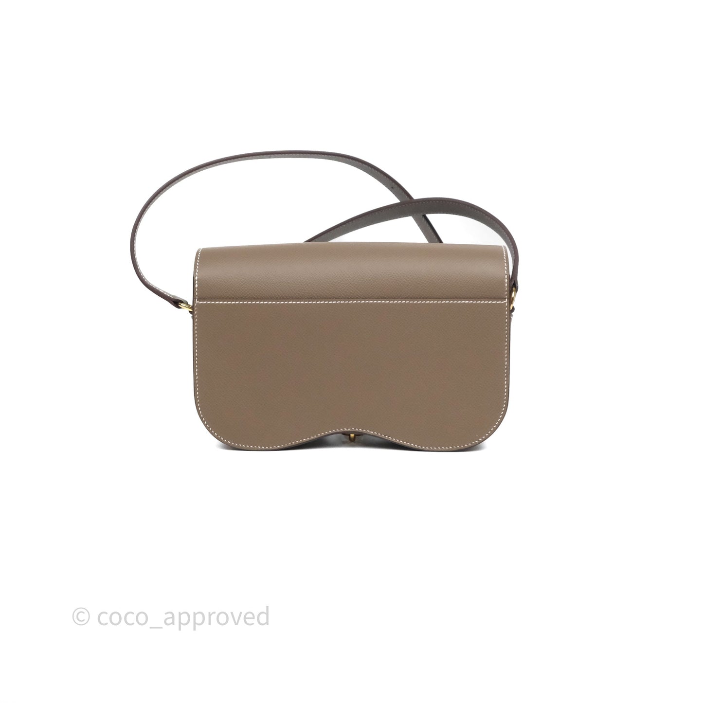 Hermès Della Cavalleria Elan Bag Etoupe Gold Hardware