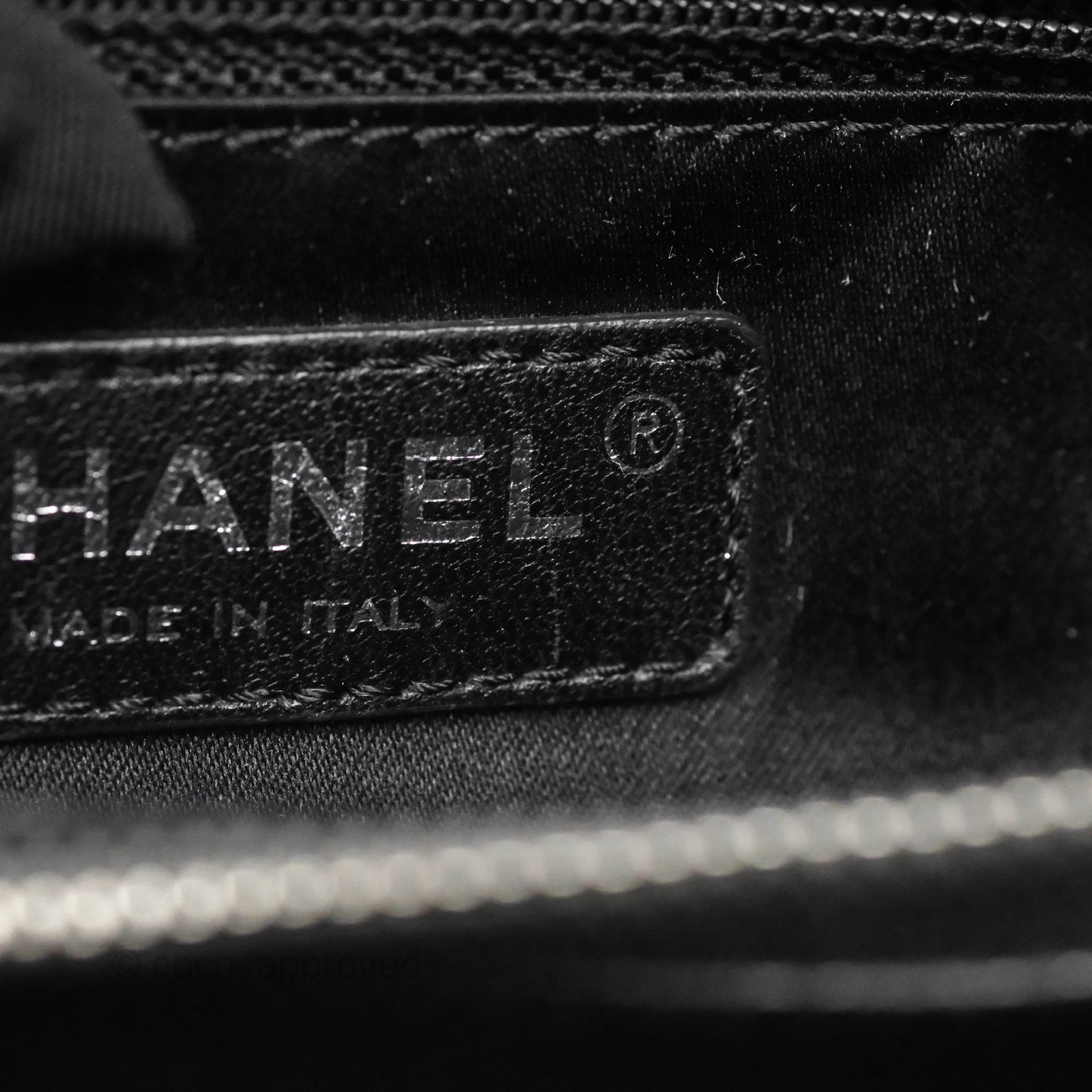 Chanel GST Black Caviar Silver Hardware