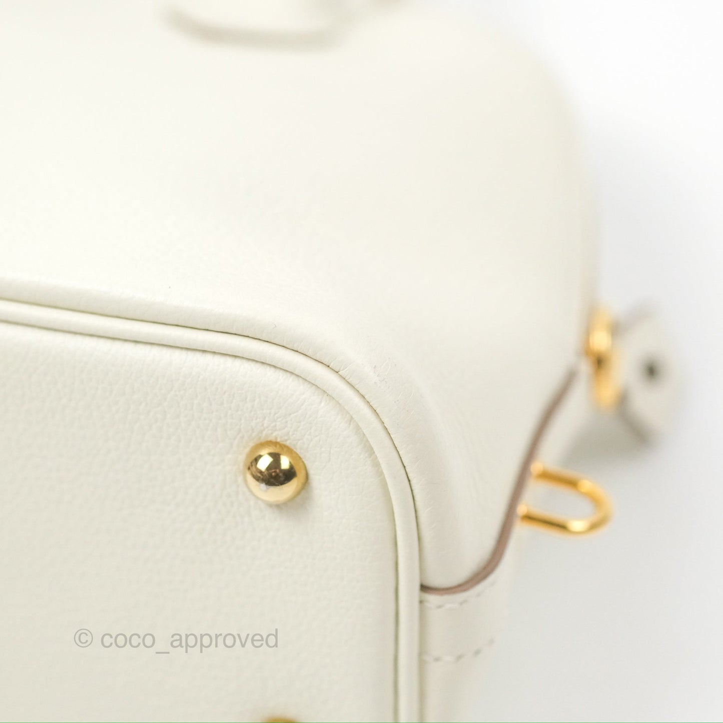 Hermès Bolide 1923 25 Mushroom 0T/Biscuit 48 Evercolor Gold Hardware