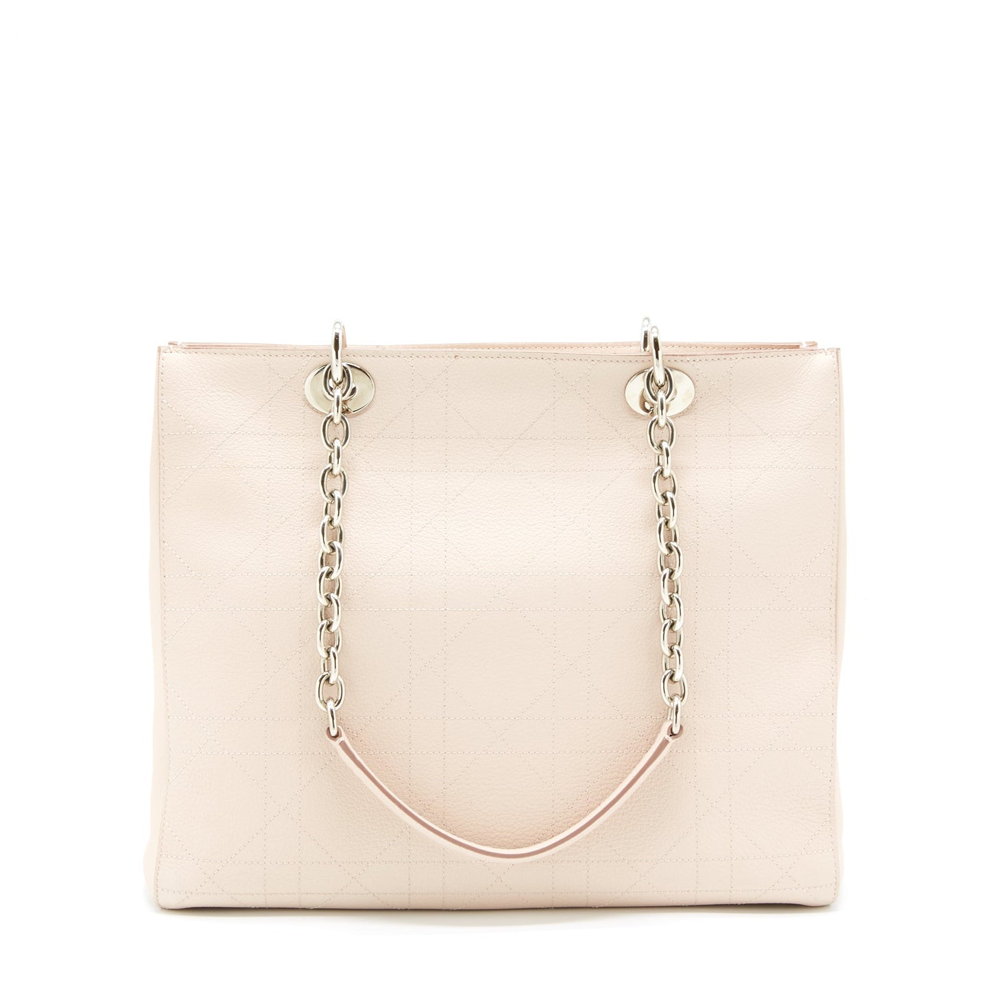 Dior Lady Dior Tote Bag Calfskin Light Beige SHW