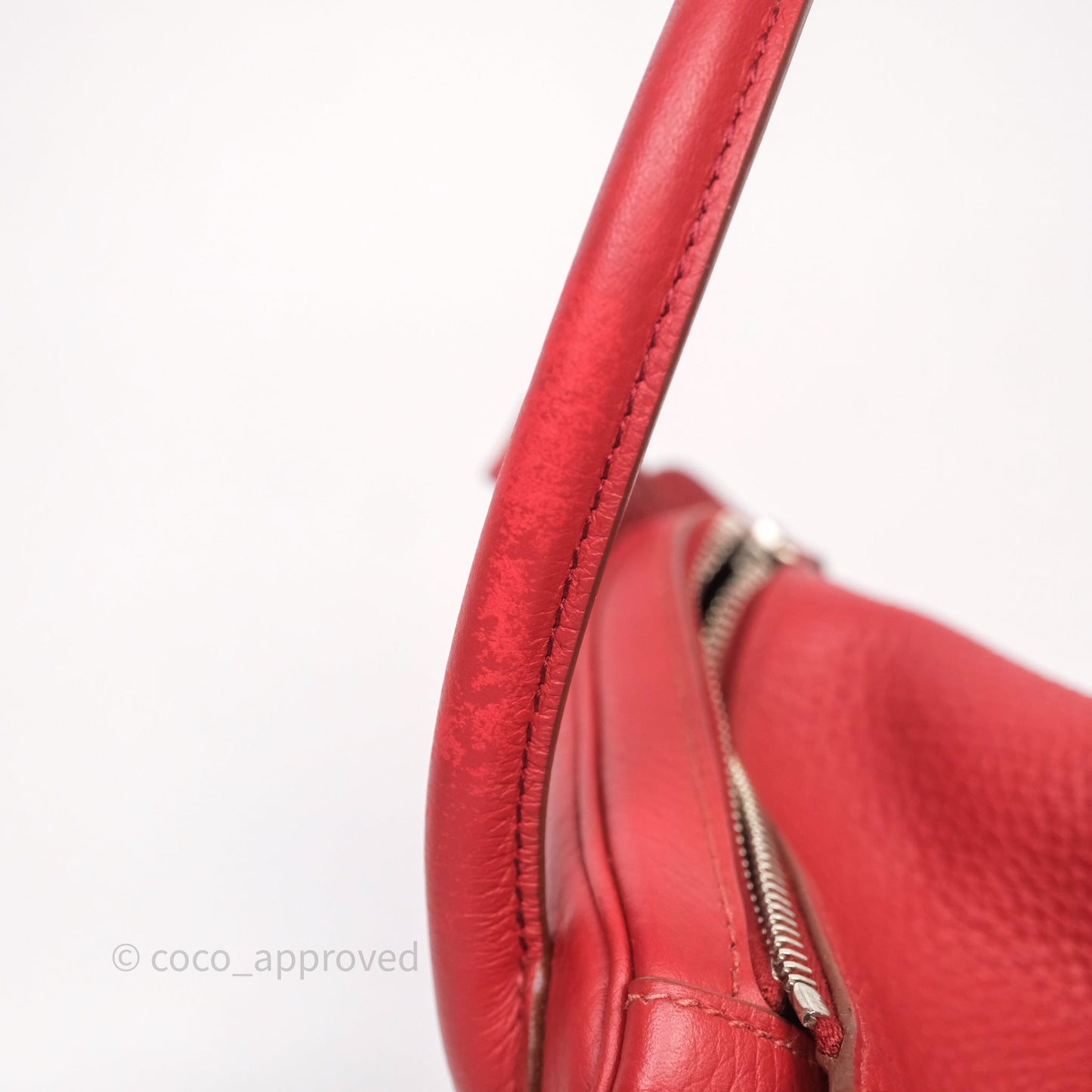 Hermès Lindy 30 Rouge Garance 54 Clemence Palladium Hardware