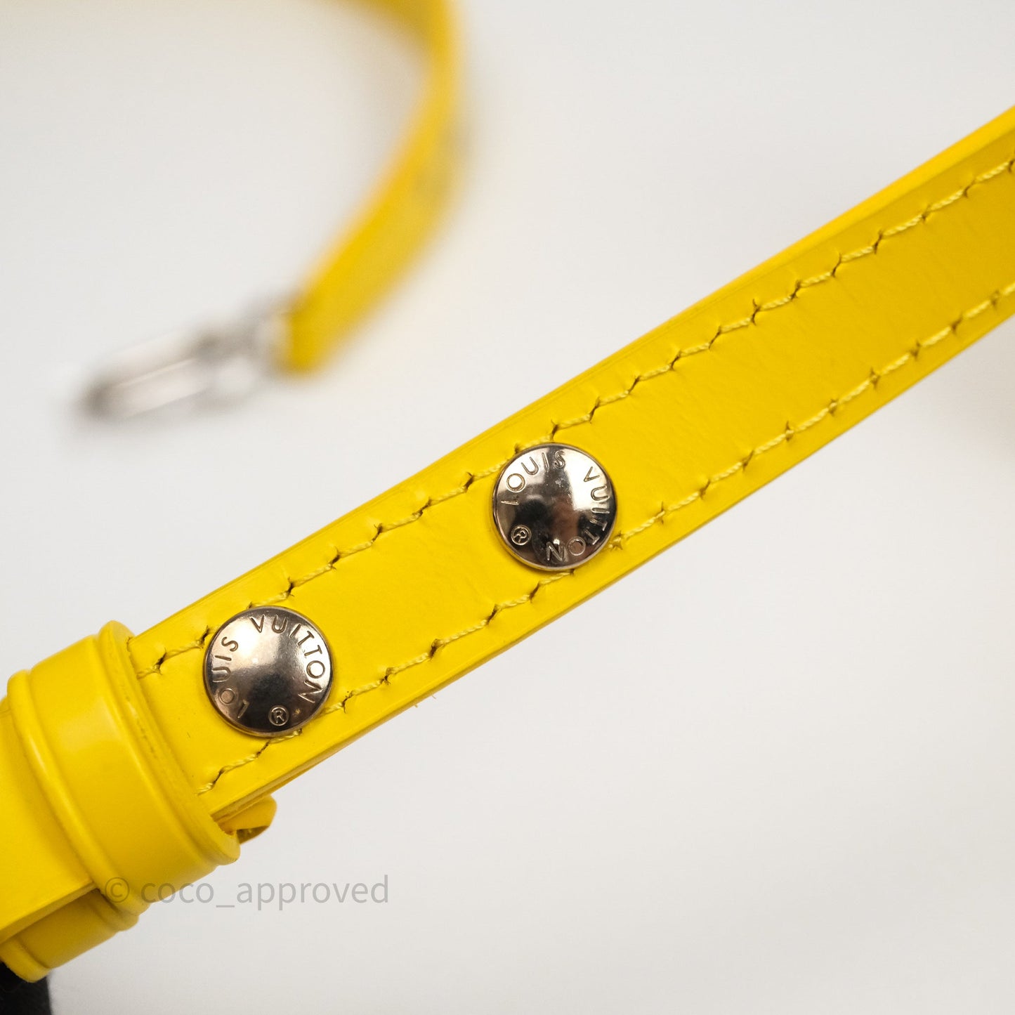 Louis Vuitton x Yayoi Kusama Epi Marellini Bag Infinity Dots Yellow Silver Hardware