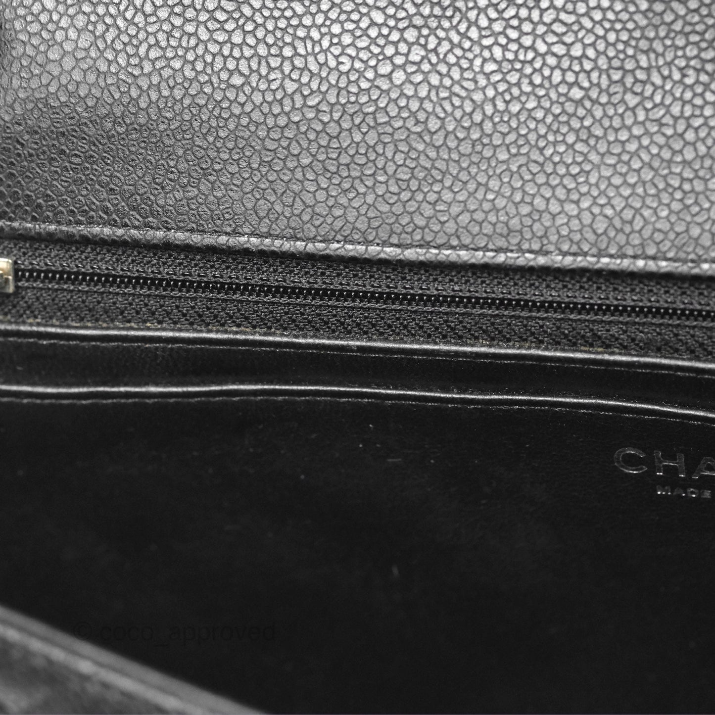 Chanel Quilted Maxi Single Flap Black Caviar Silver Hardware