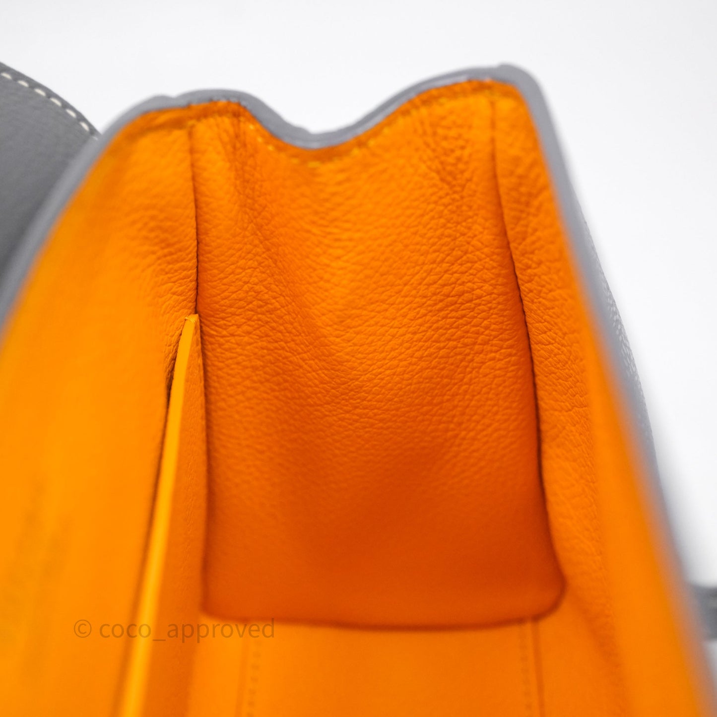 Goyard Saïgon Mini Bag Chevroches Calfskin Grey Silver Hardware