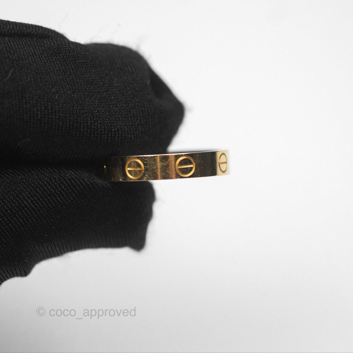 Cartier Love Band Ring Yellow Gold