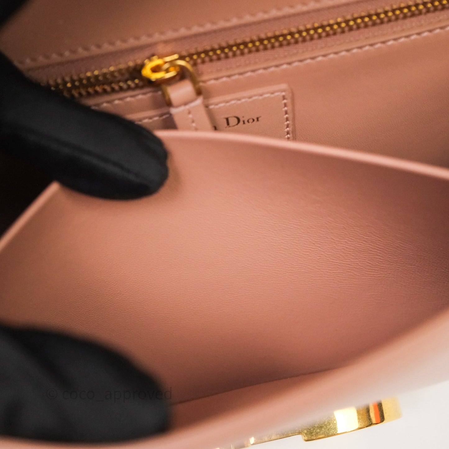 Christian Dior Small 30 Montaigne Bag Pink Calfskin Gold Hardware