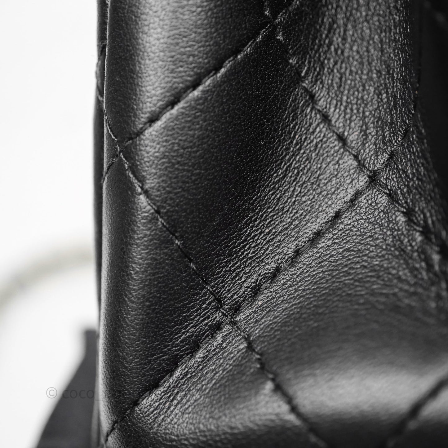 Chanel Mini Square Quilted Black Lambskin Gold Hardware