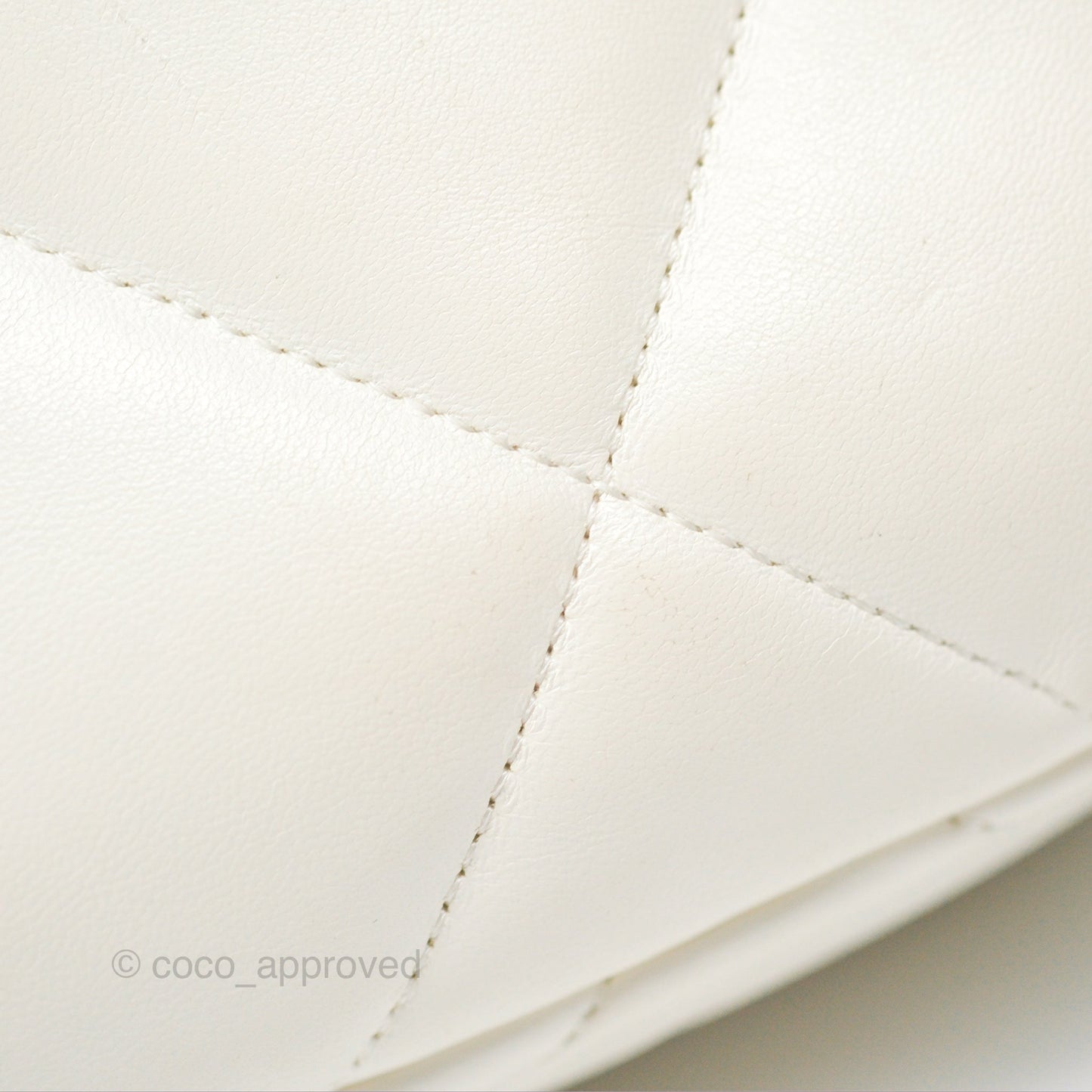 Chanel 19 Small Ivory White Lambskin Mixed Hardware