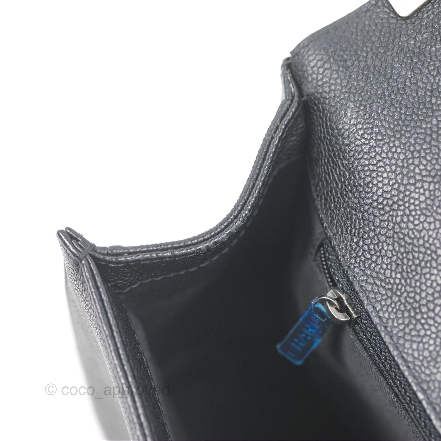 Chanel Quilted New Medium Boy Black Caviar Ruthenium Hardware