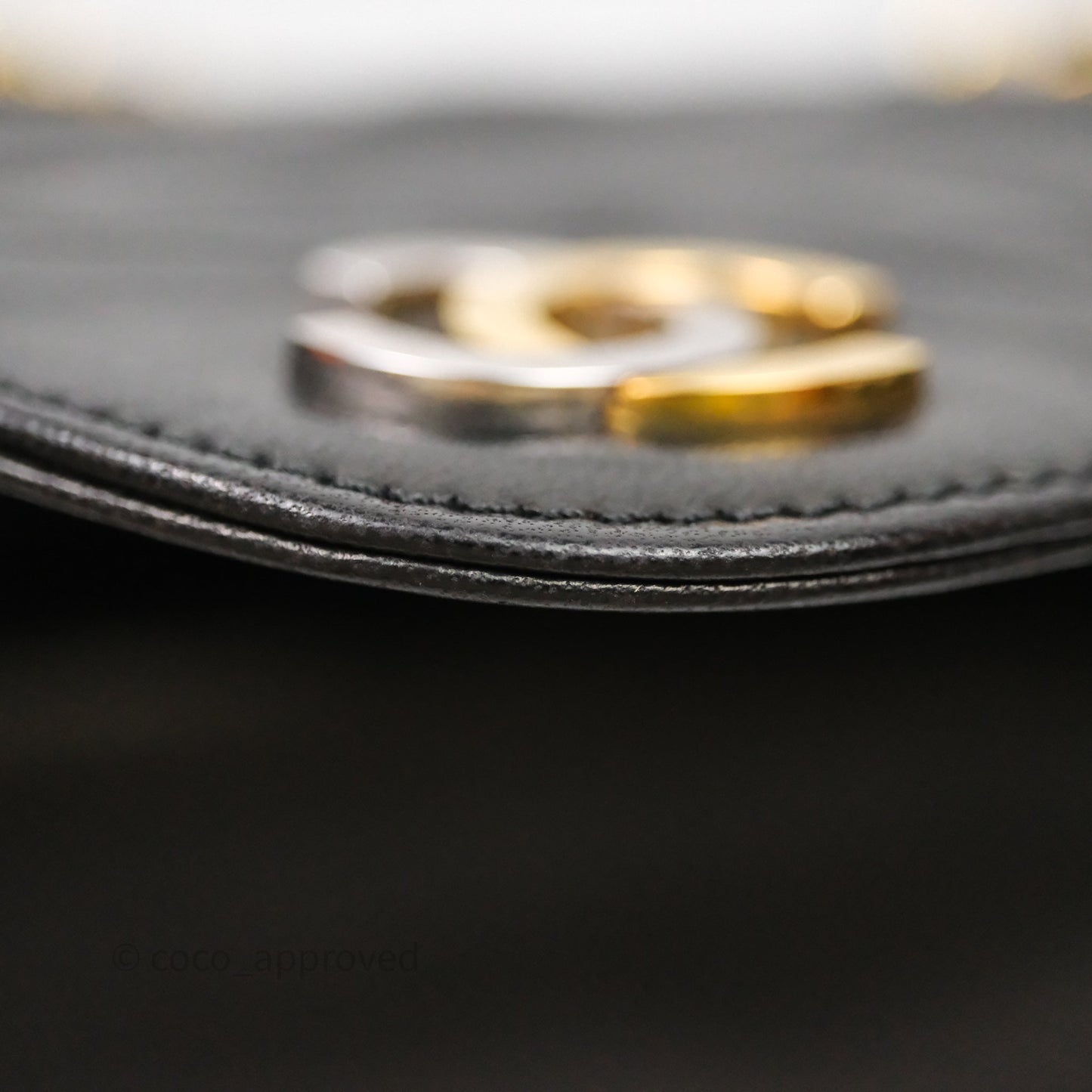 Chanel Quilted Vintage Flap Bag Lambskin Black 24K Gold Hardware