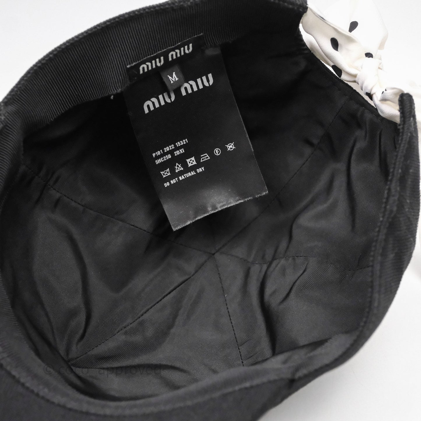 Miu Miu Baseball Cap Black
