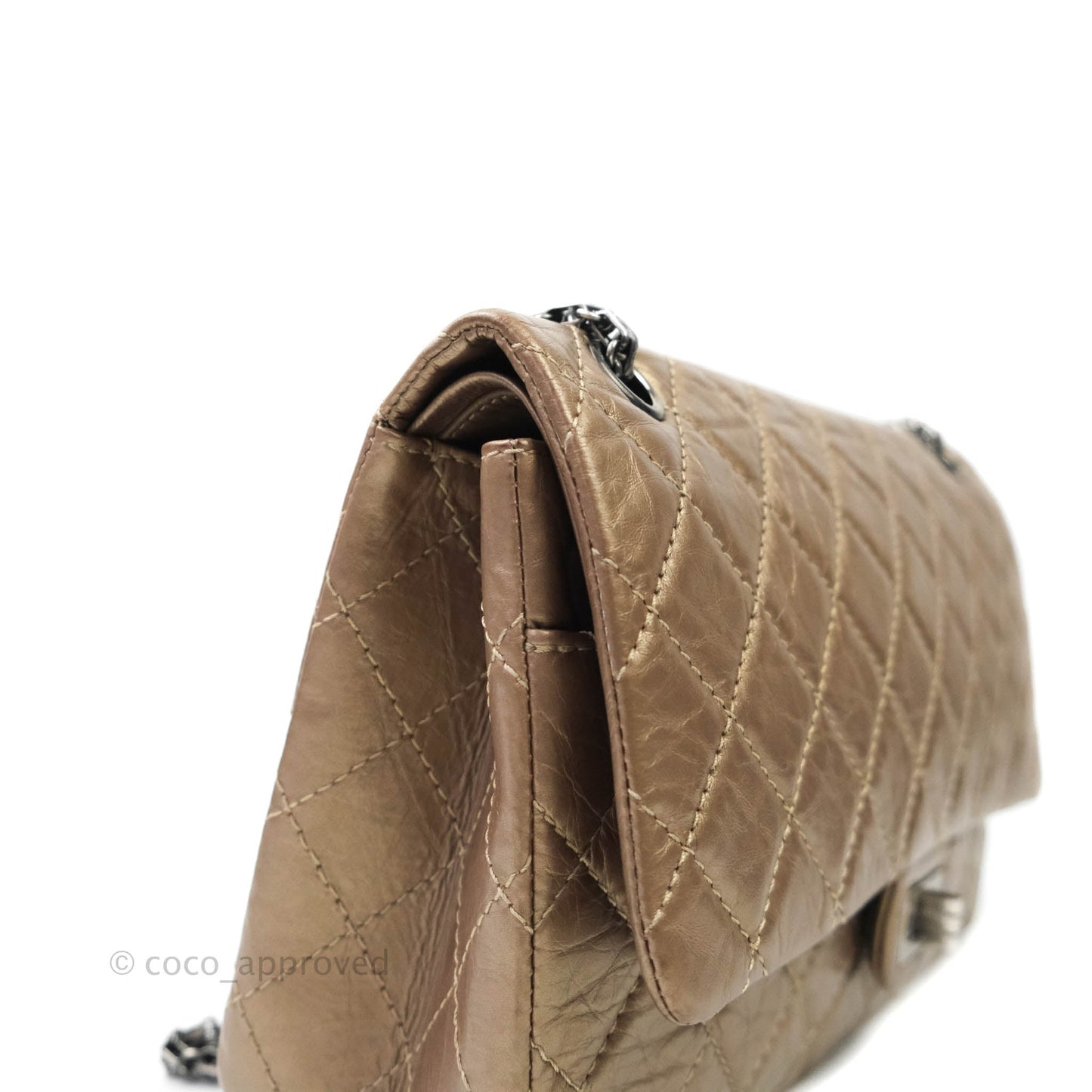 Chanel Reissue 226 Copper Calfskin Ruthenium Hardware