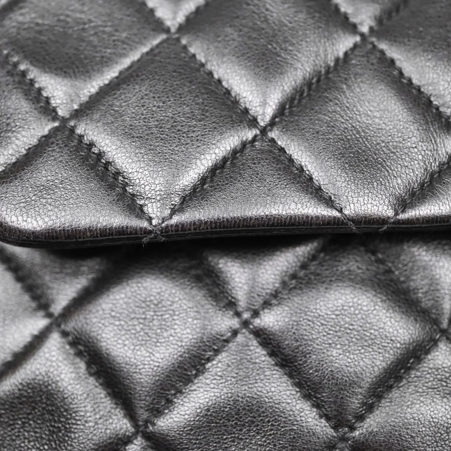 Chanel Vintage Small Classic Flap Black Lambskin 24K Gold Hardware