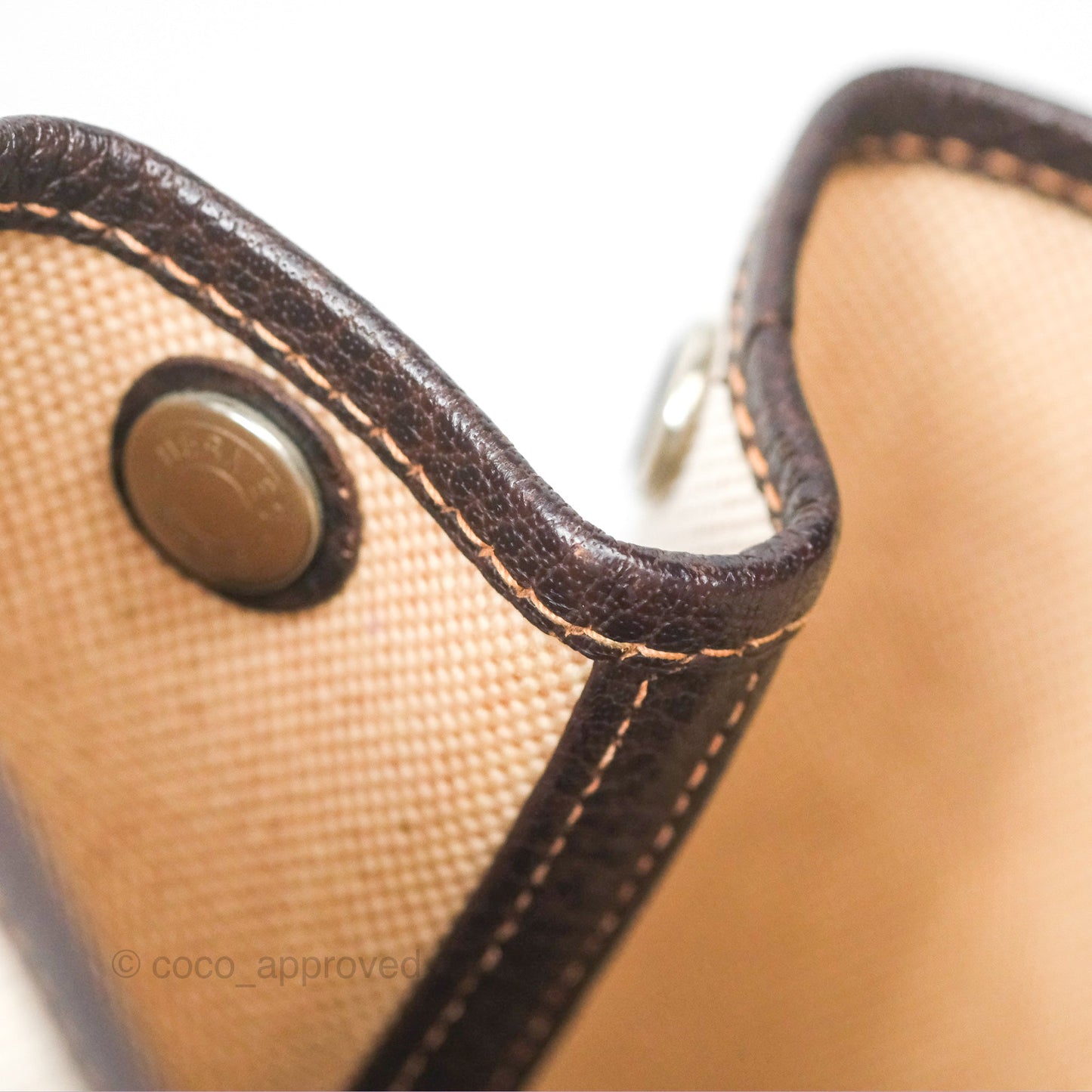 Hermès Garden Party 30 Canvas Brown/ Natural