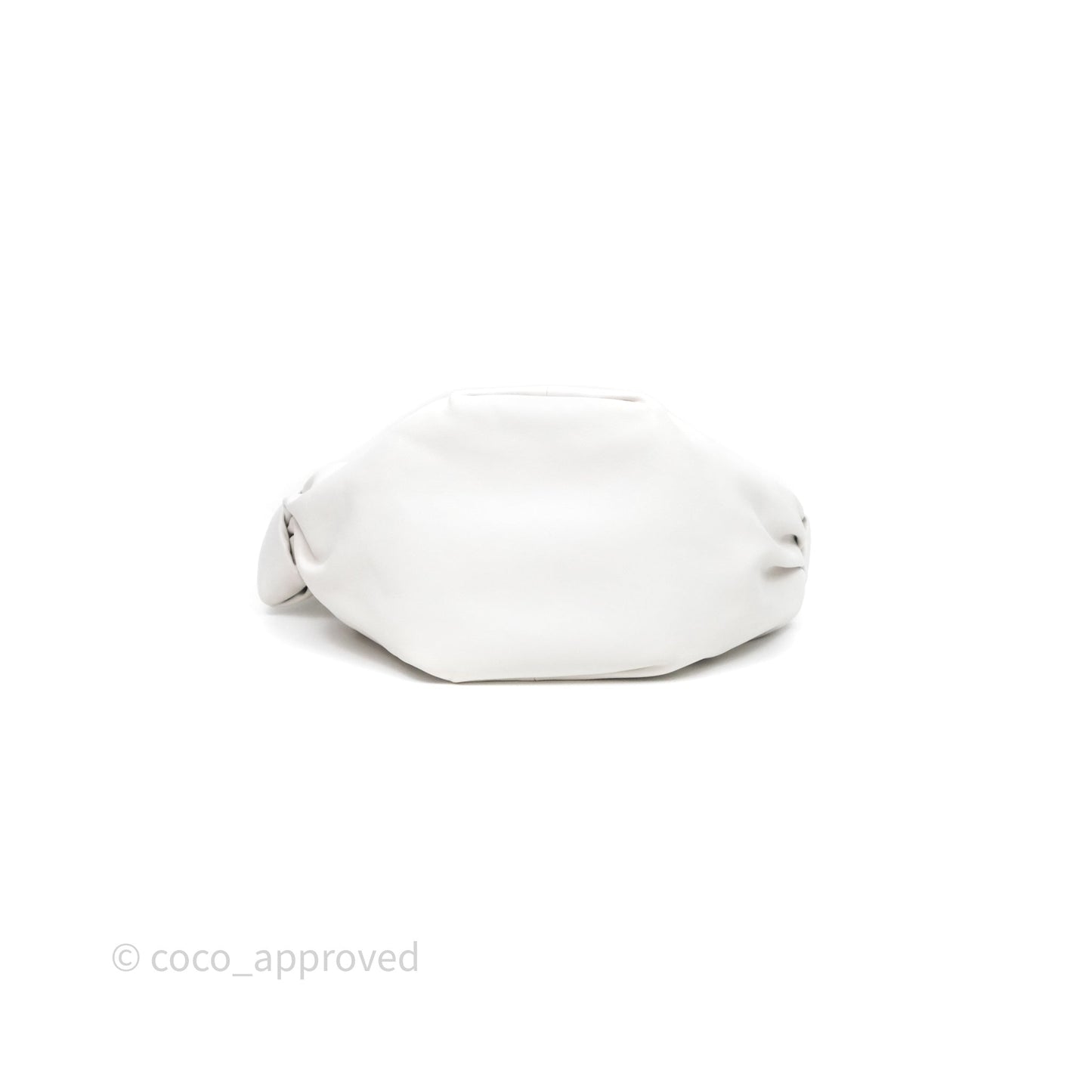 Bottega Veneta Double Knot Leather White Bag