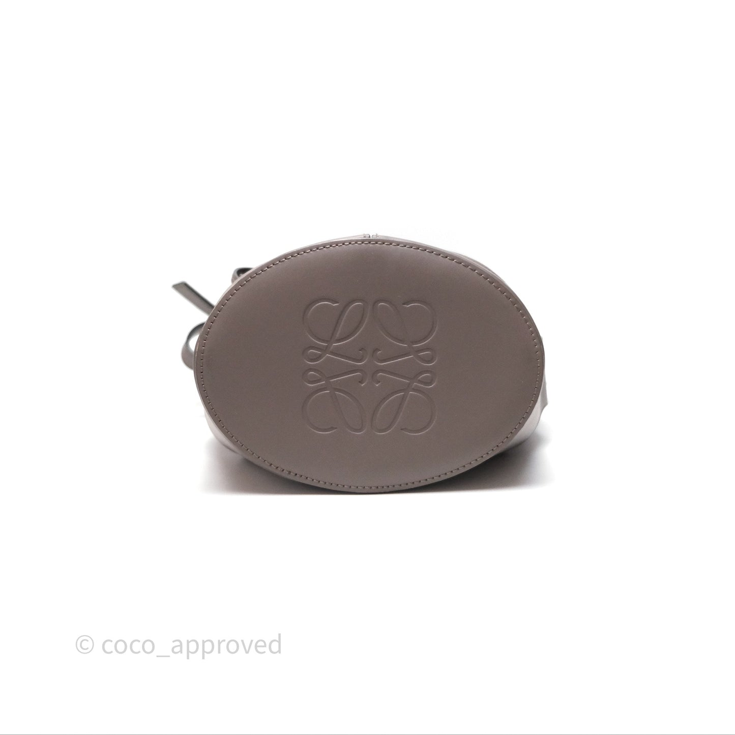 Loewe Small Balloon Bucket Bag Taupe Grained Calfskin