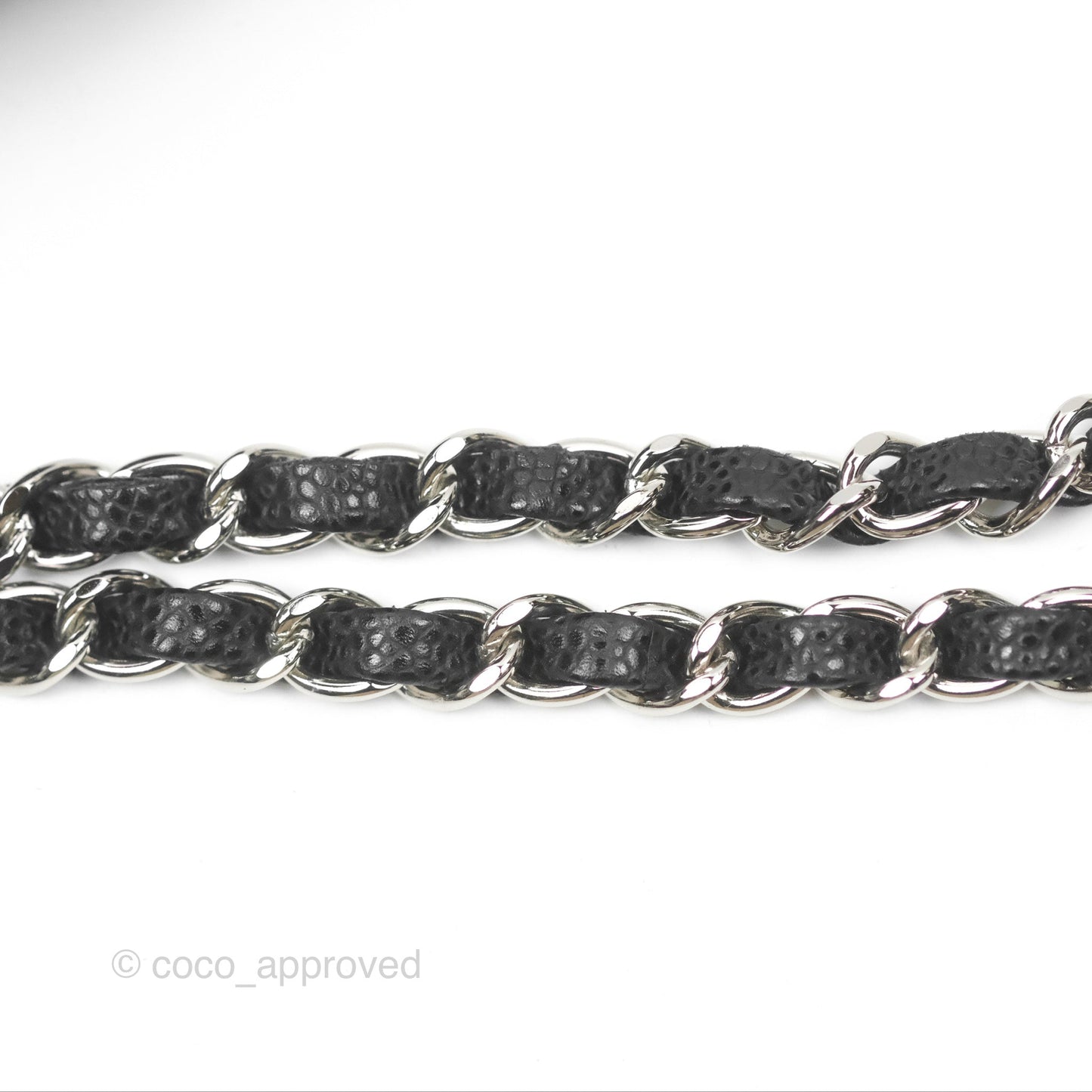 Chanel Classic M/L Medium Flap Quilted Black Caviar Silver Hardware