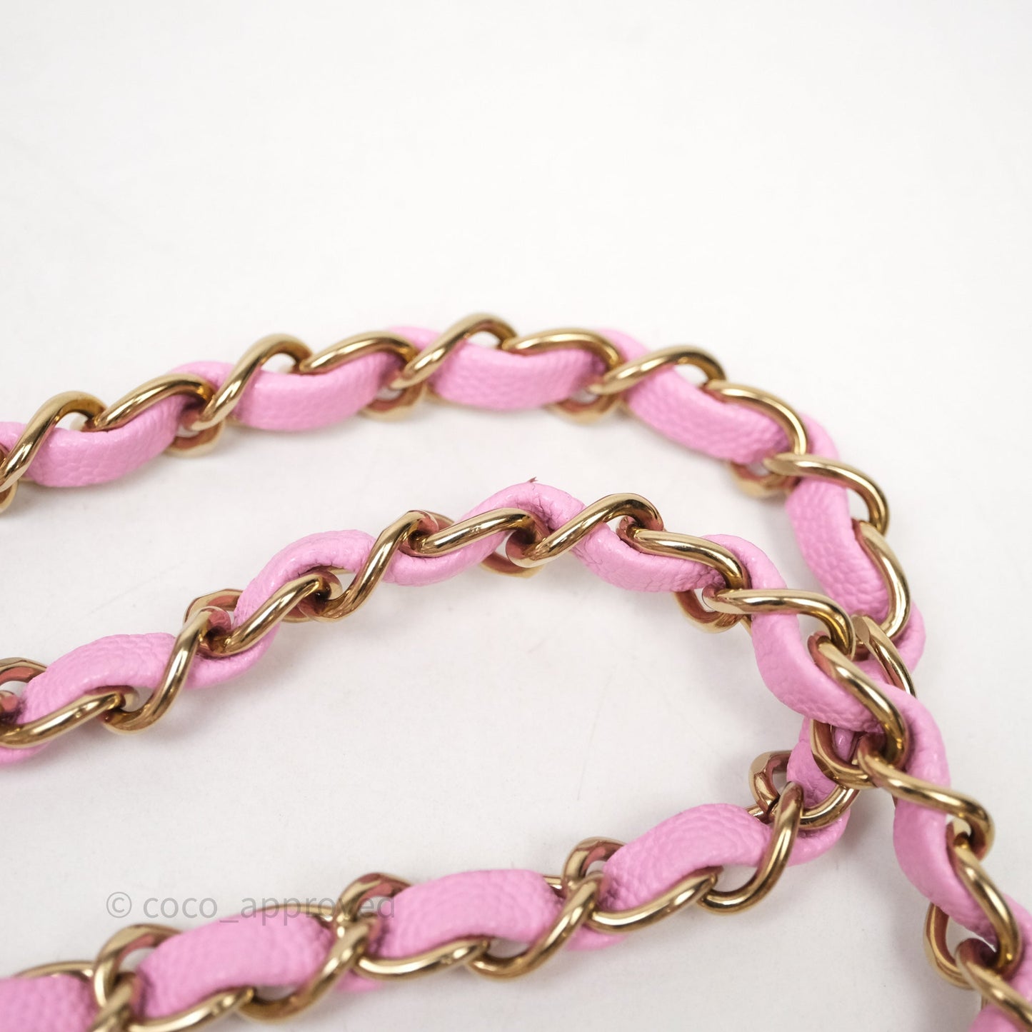Chanel Small Classic Flap Quilted Pink Caviar Gold Hardware