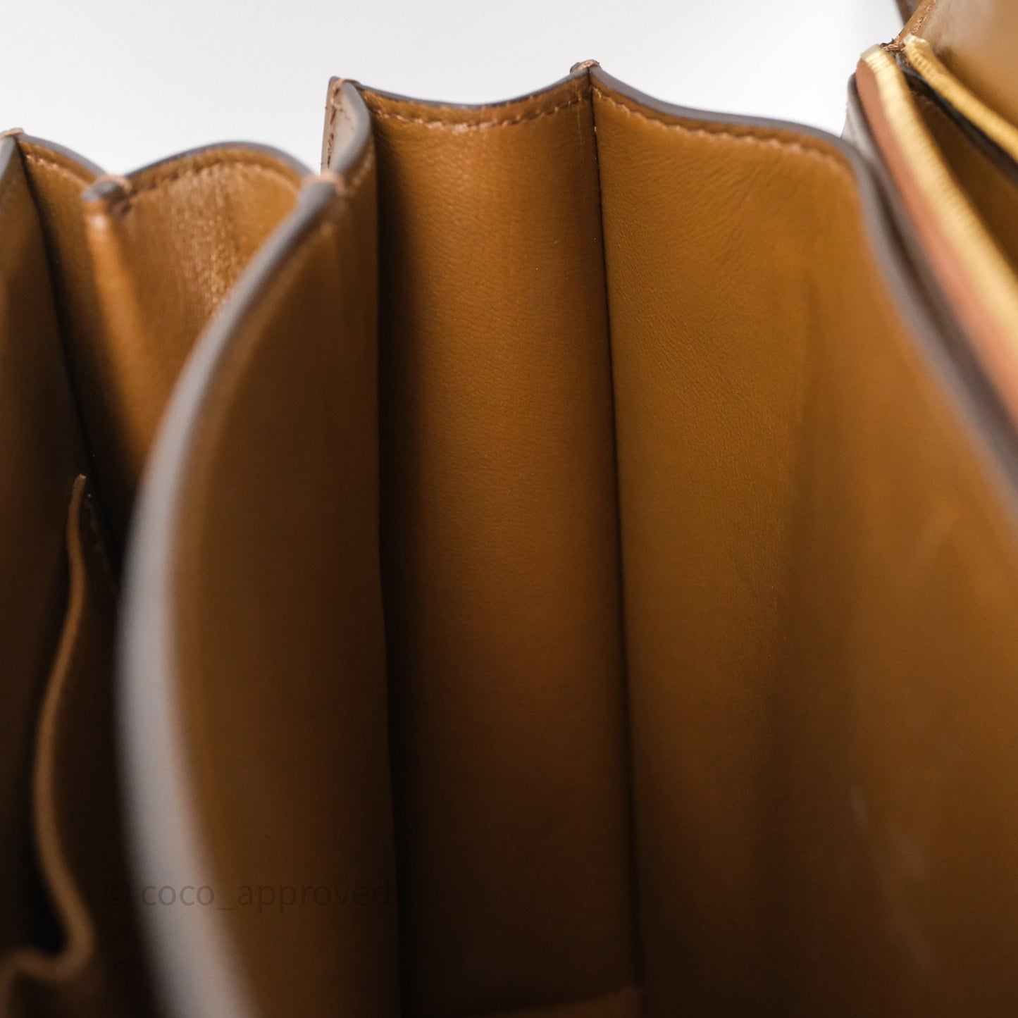 Celine Medium Classic Box Flap Caramel Calfskin