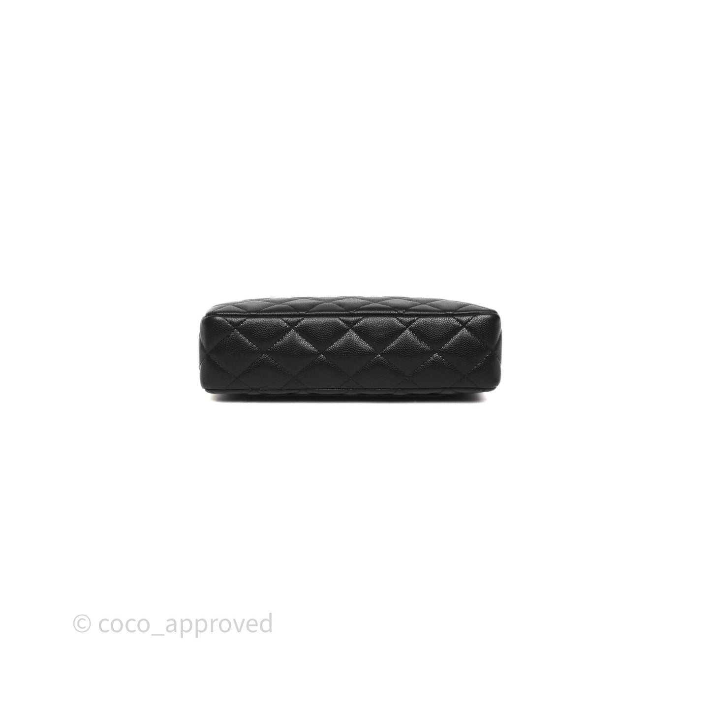 Chanel Clutch on Chain Black Caviar Gold Hardware 25A