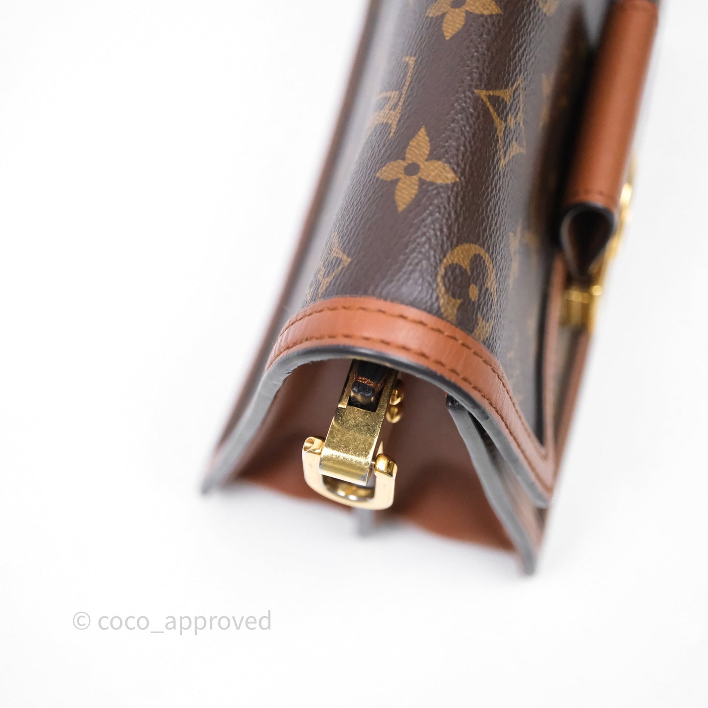 Louis Vuitton Mini Dauphine Monogram Tan Calfskin