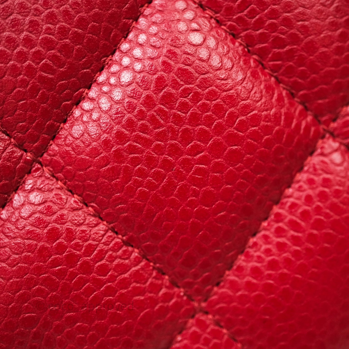 Chanel Jumbo Double Flap Red Caviar Silver Hardware⁣⁣