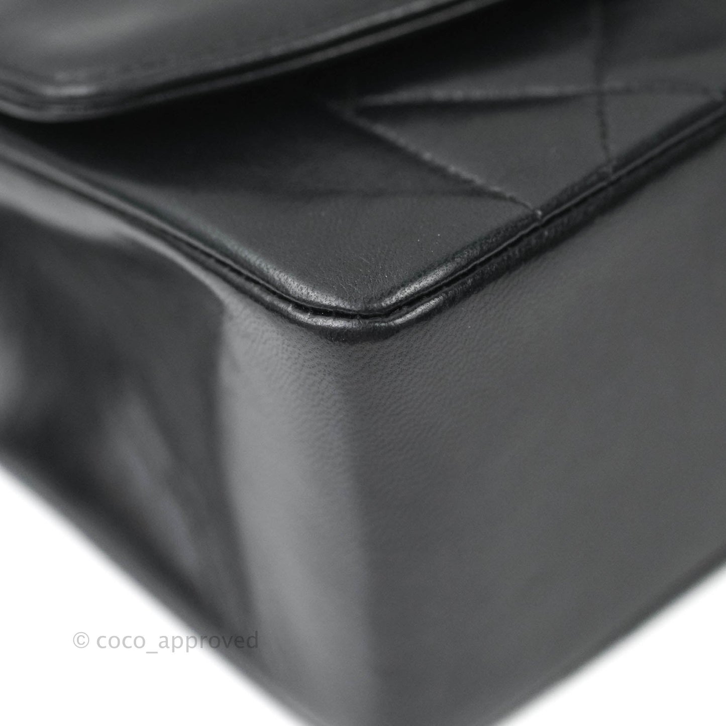 Chanel Black Quilted Lambskin Small Vintage Classic Diana Flap Bag