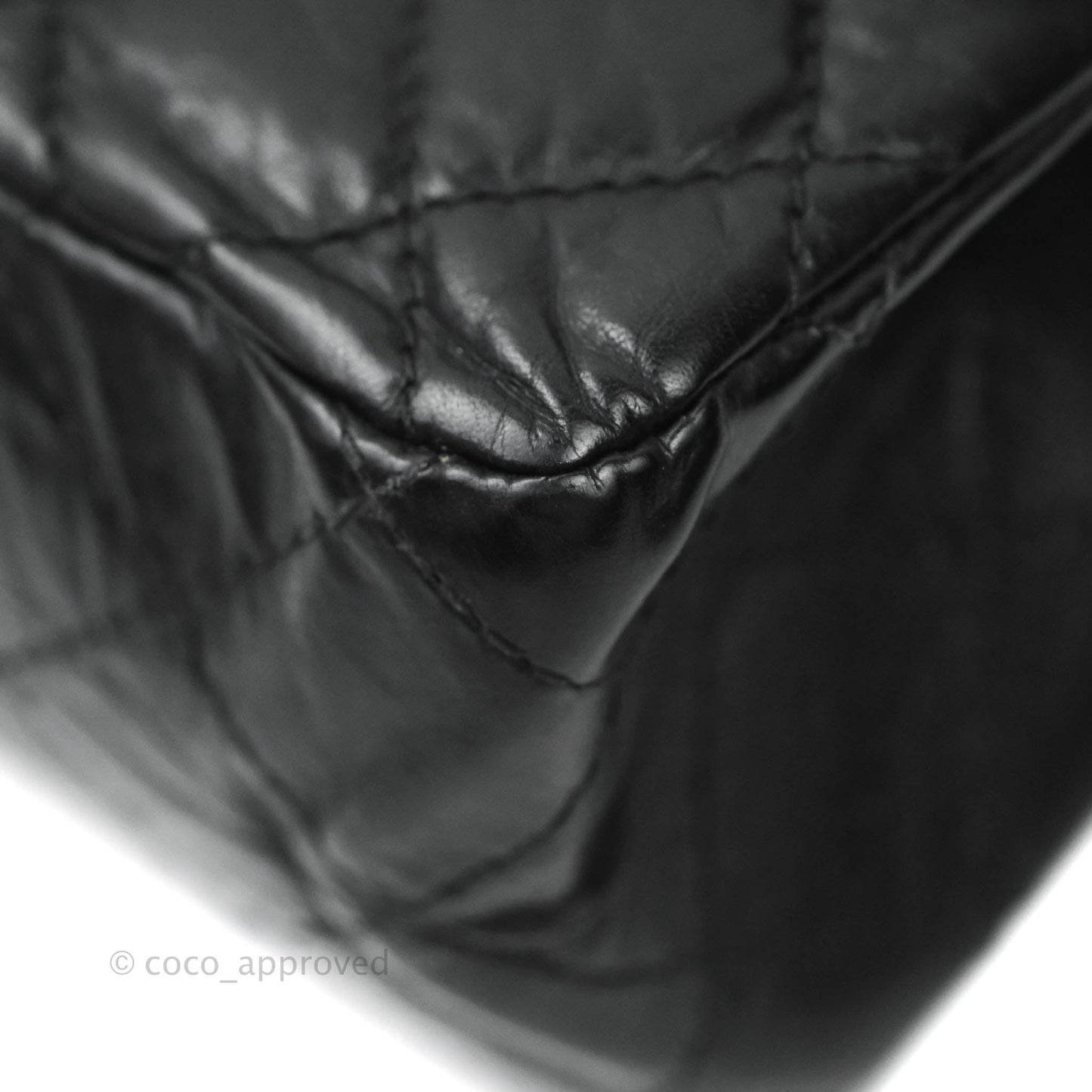 Chanel Reissue Quilted Aged Calfskin Black Ruthenium Hardware 226