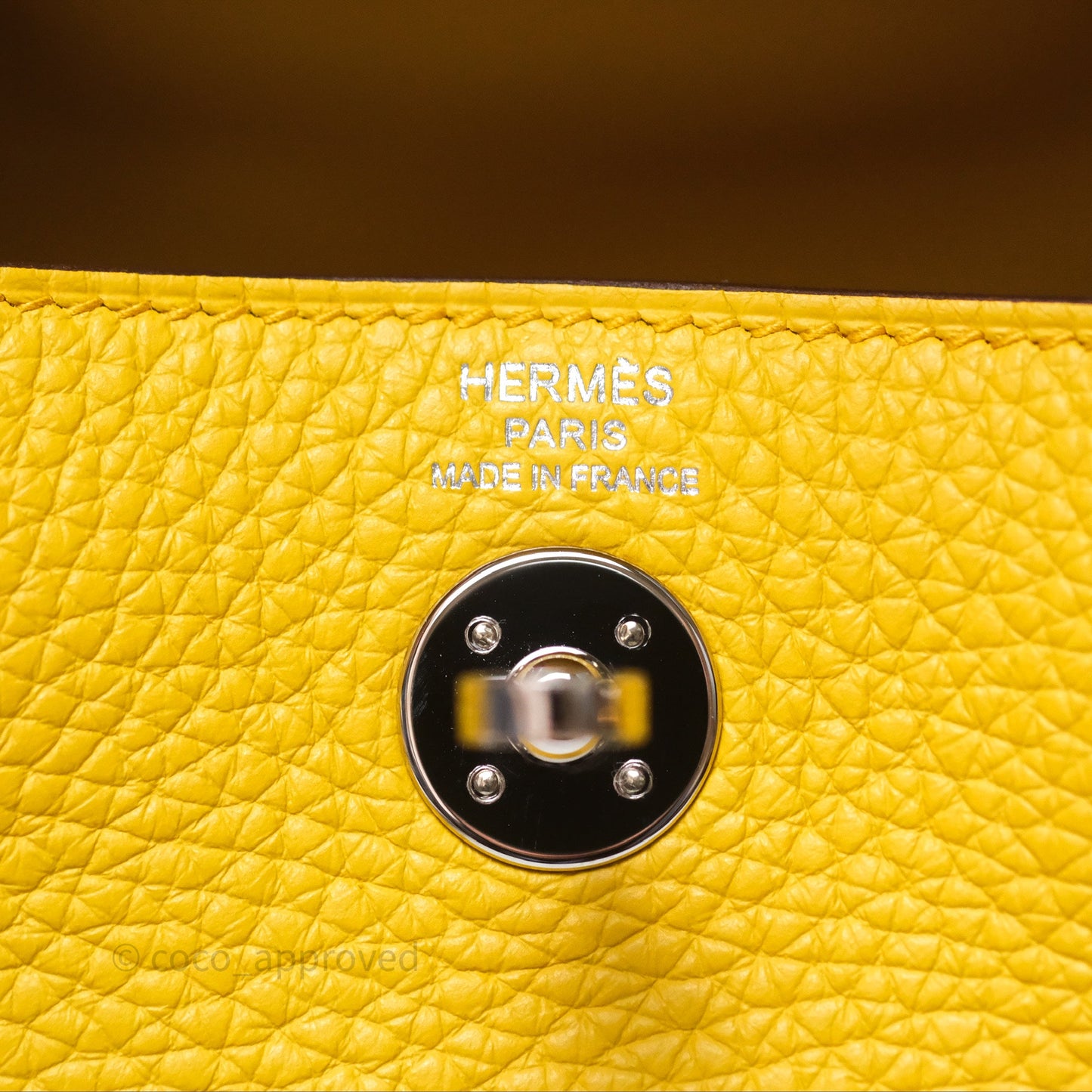 Hermès Mini Lindy 20 Sun B4 Clemence Palladium Hardware
