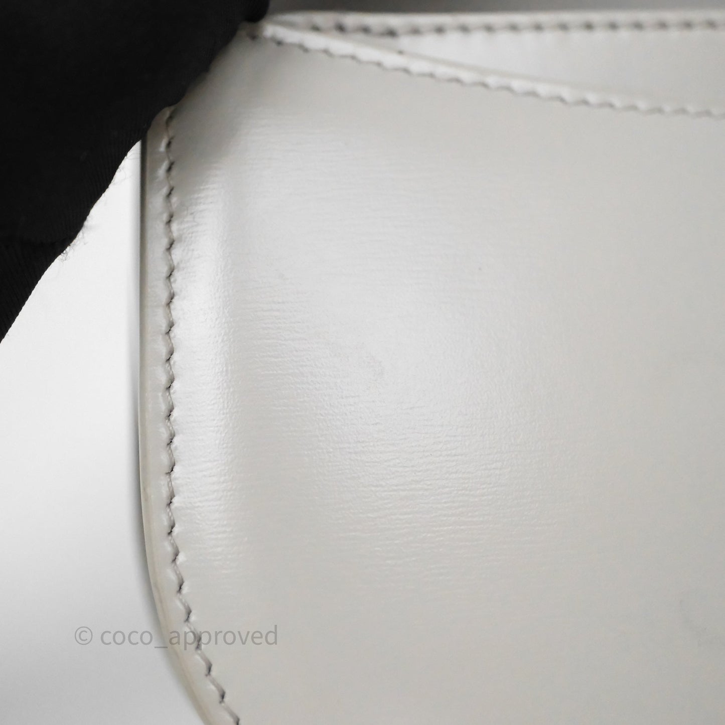 Celine Mini Besace Clea in Shiny Calfskin Grey