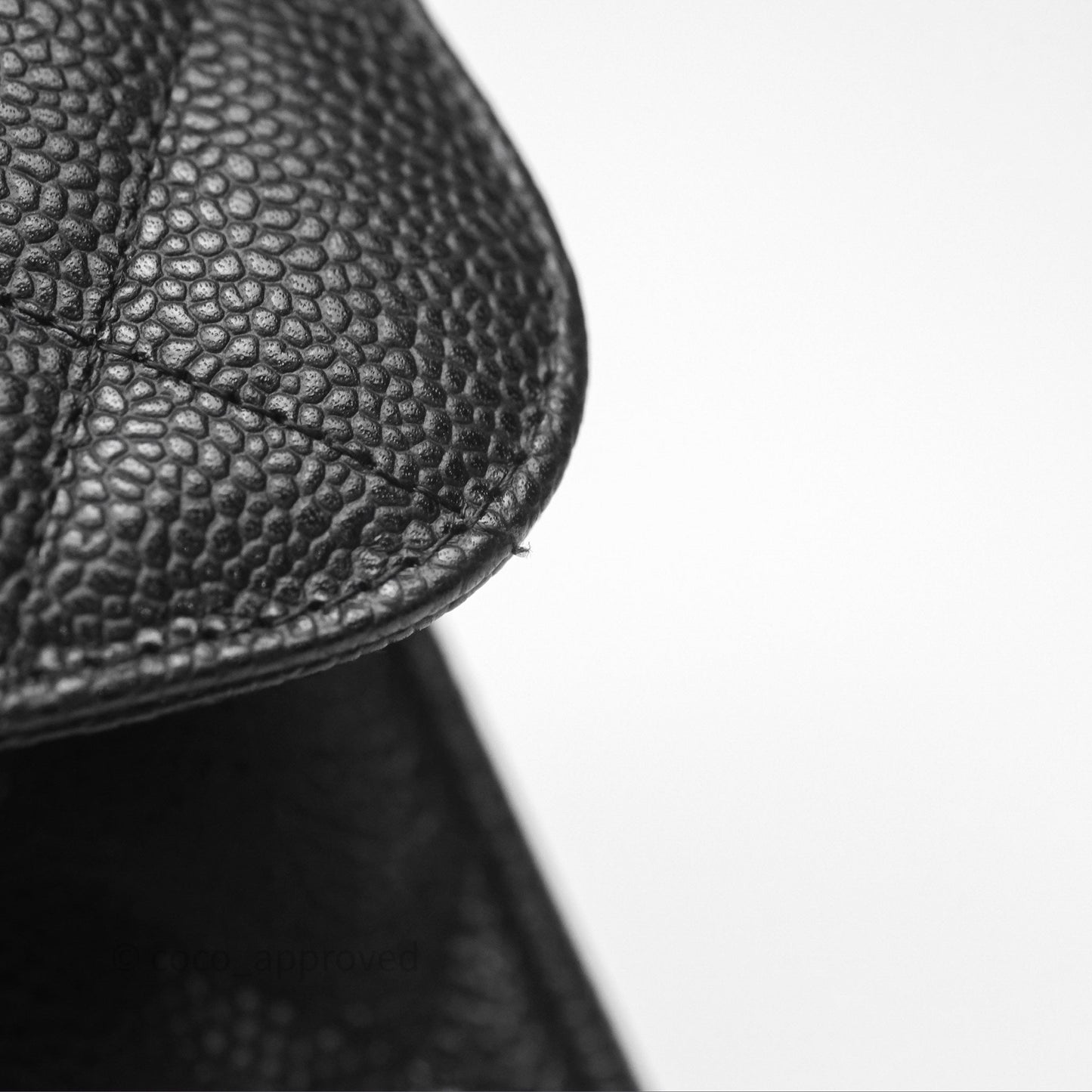 Chanel Jumbo Double Flap Black Caviar Silver Hardware⁣⁣