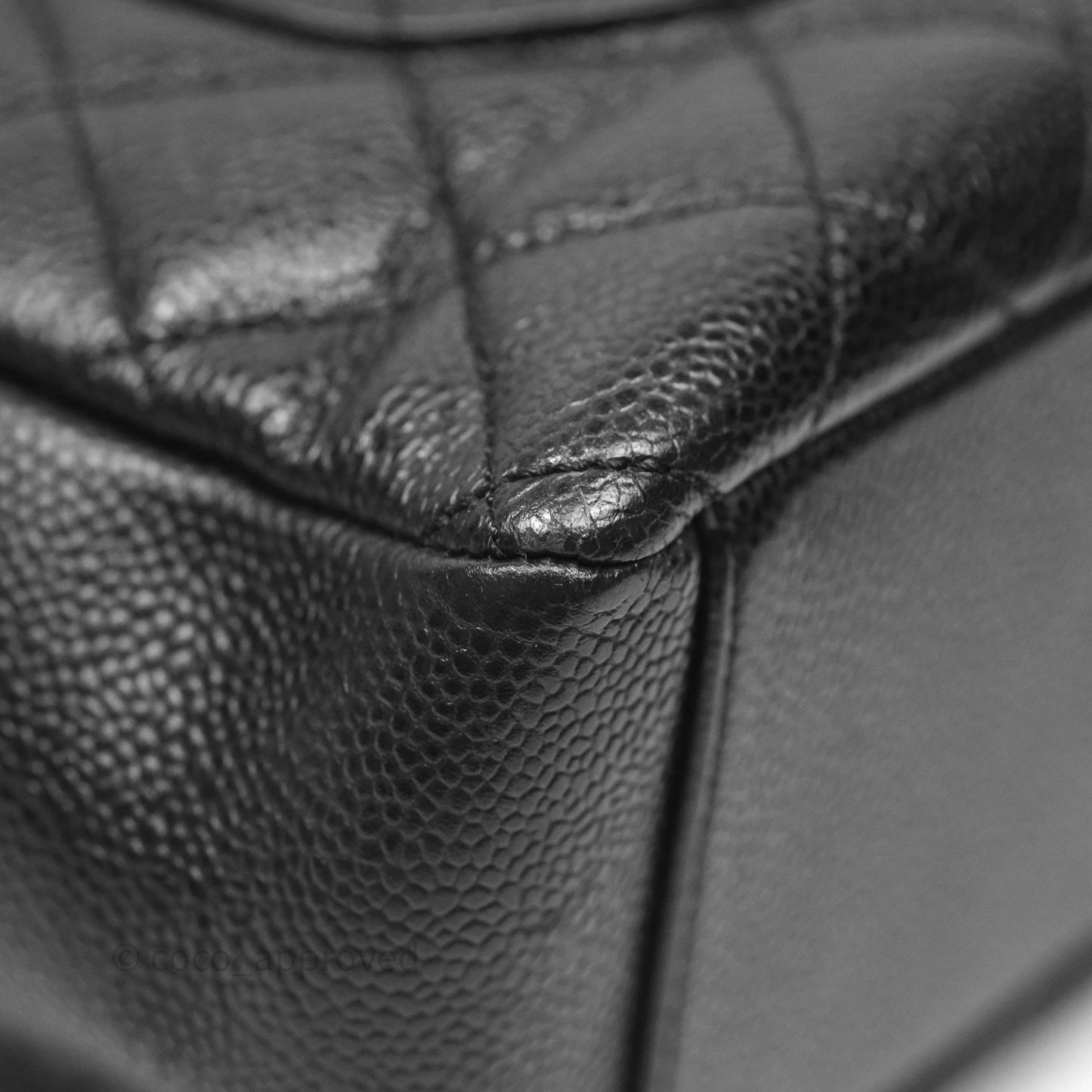 Chanel Vertical GST Black Caviar Gold Hardware