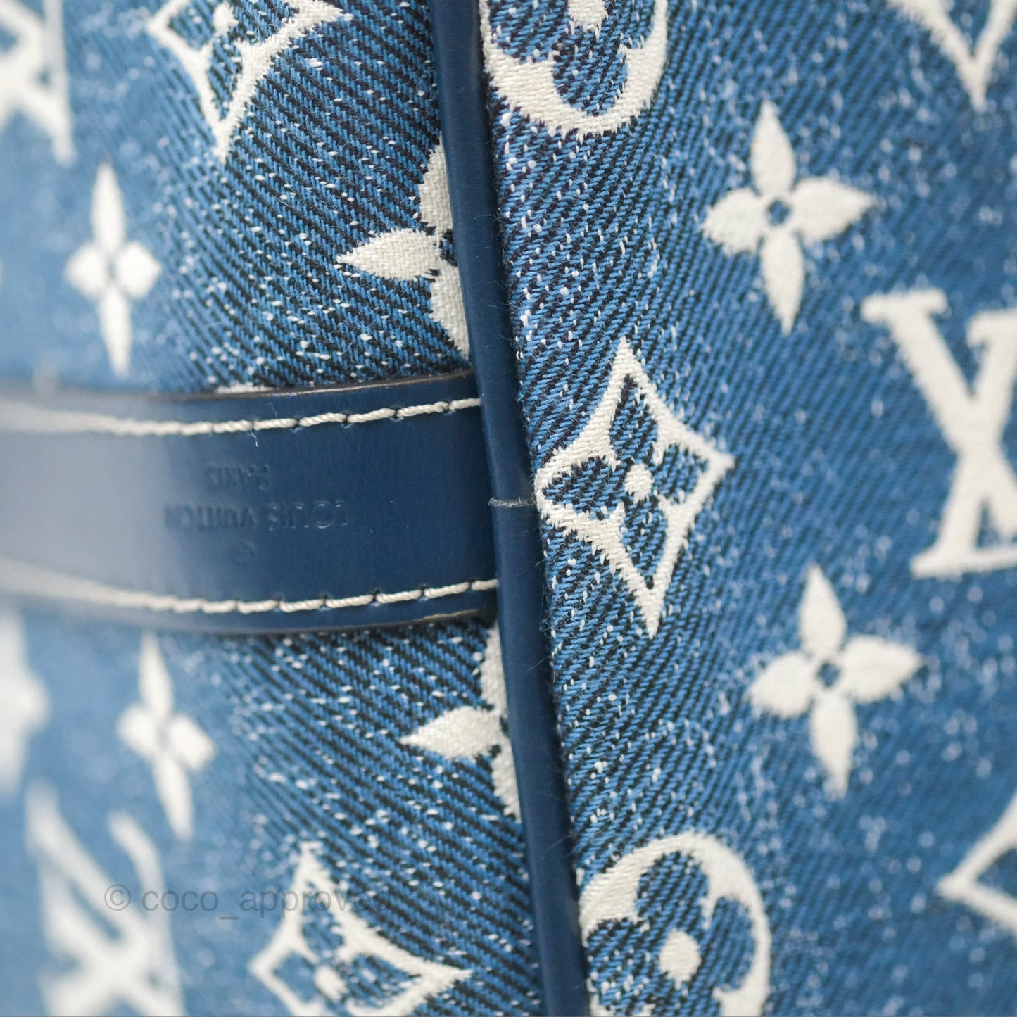 Louis Vuitton Bandouliere Speedy 25 Monogram Blue Denim