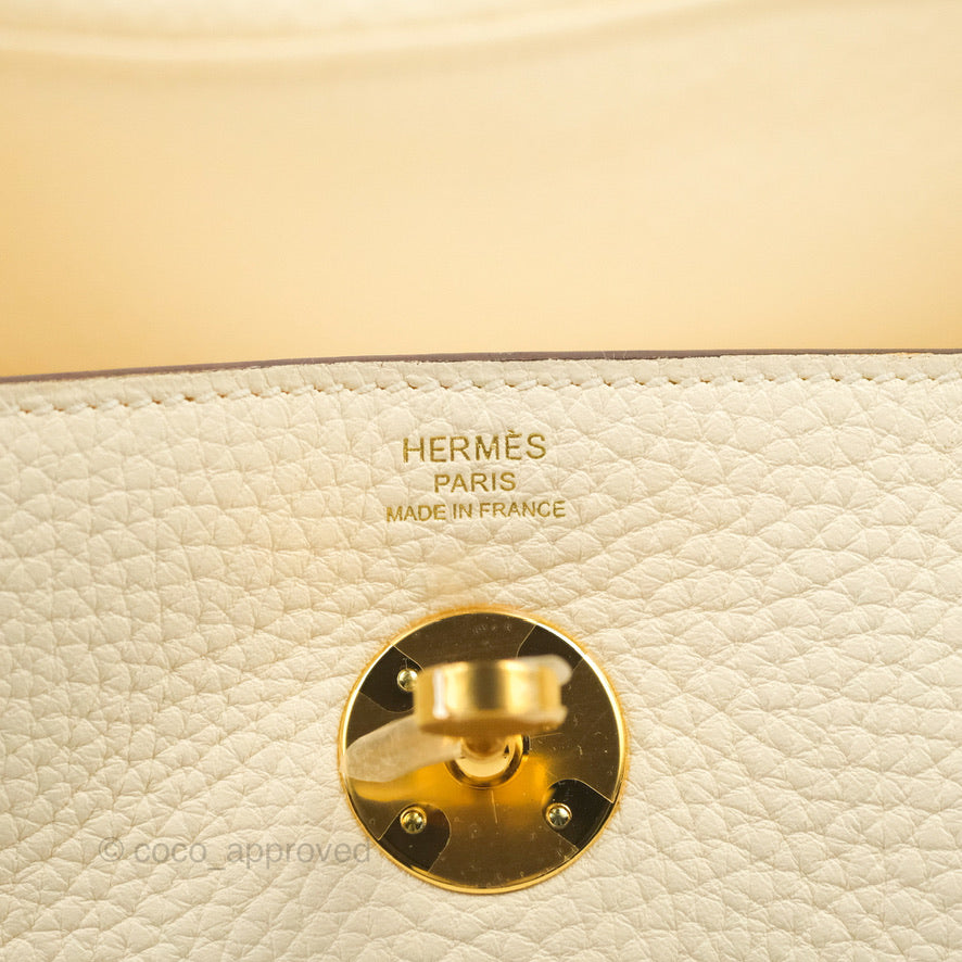 Hermès Lindy 26 Nata Clemence Gold Hardware