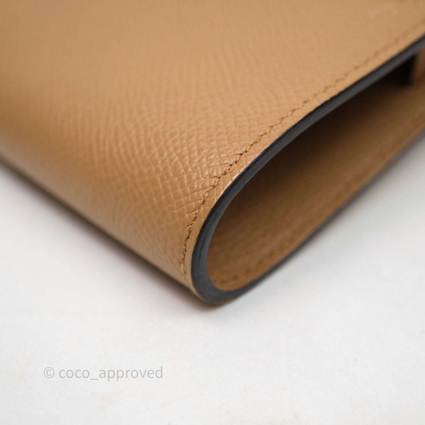 Hermès Kelly To Go Wallet Chai 0M Epsom Gold Hardware