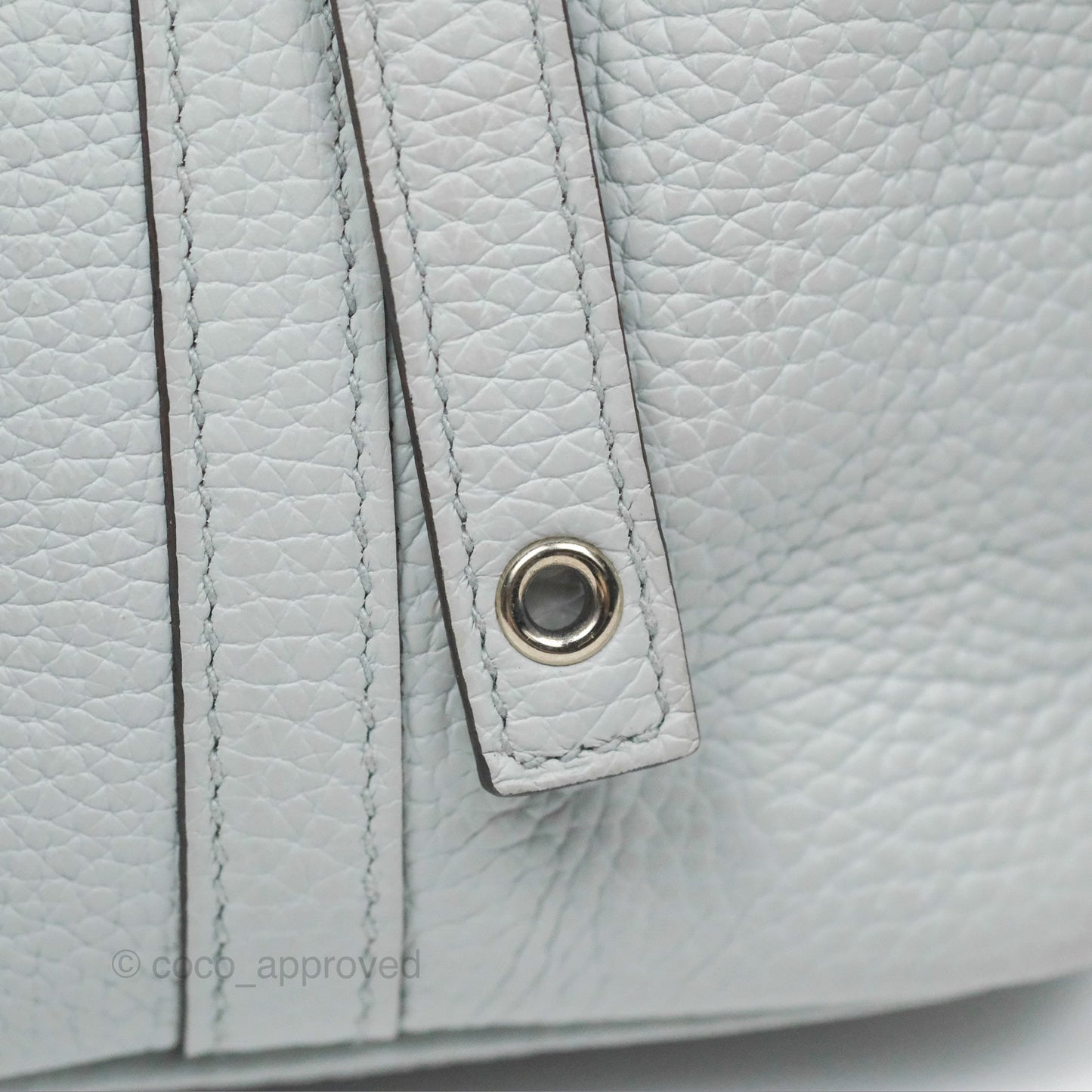 Hermès Picotin Lock 18 Bleu Pale Taurillon Clemence Palladium Hardware