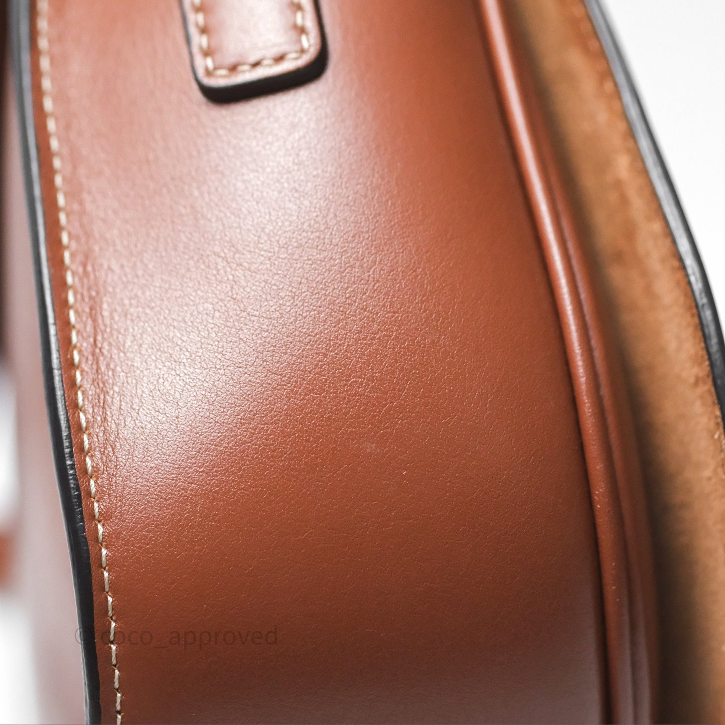 Celine Folco Cuir Triomphe in Smooth Calfskin Tan