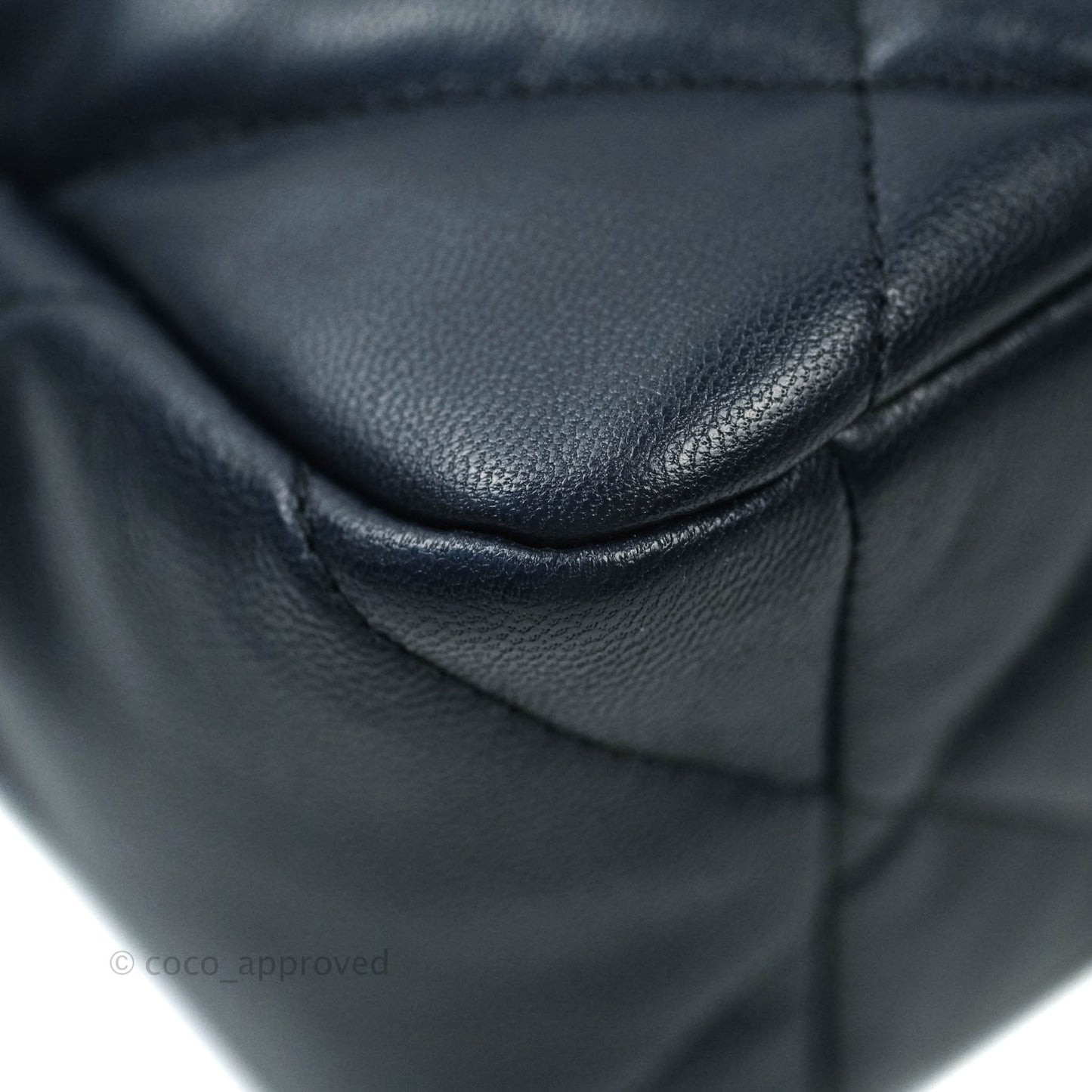 Chanel 19 Medium Navy Mixed Hardware Goatskin