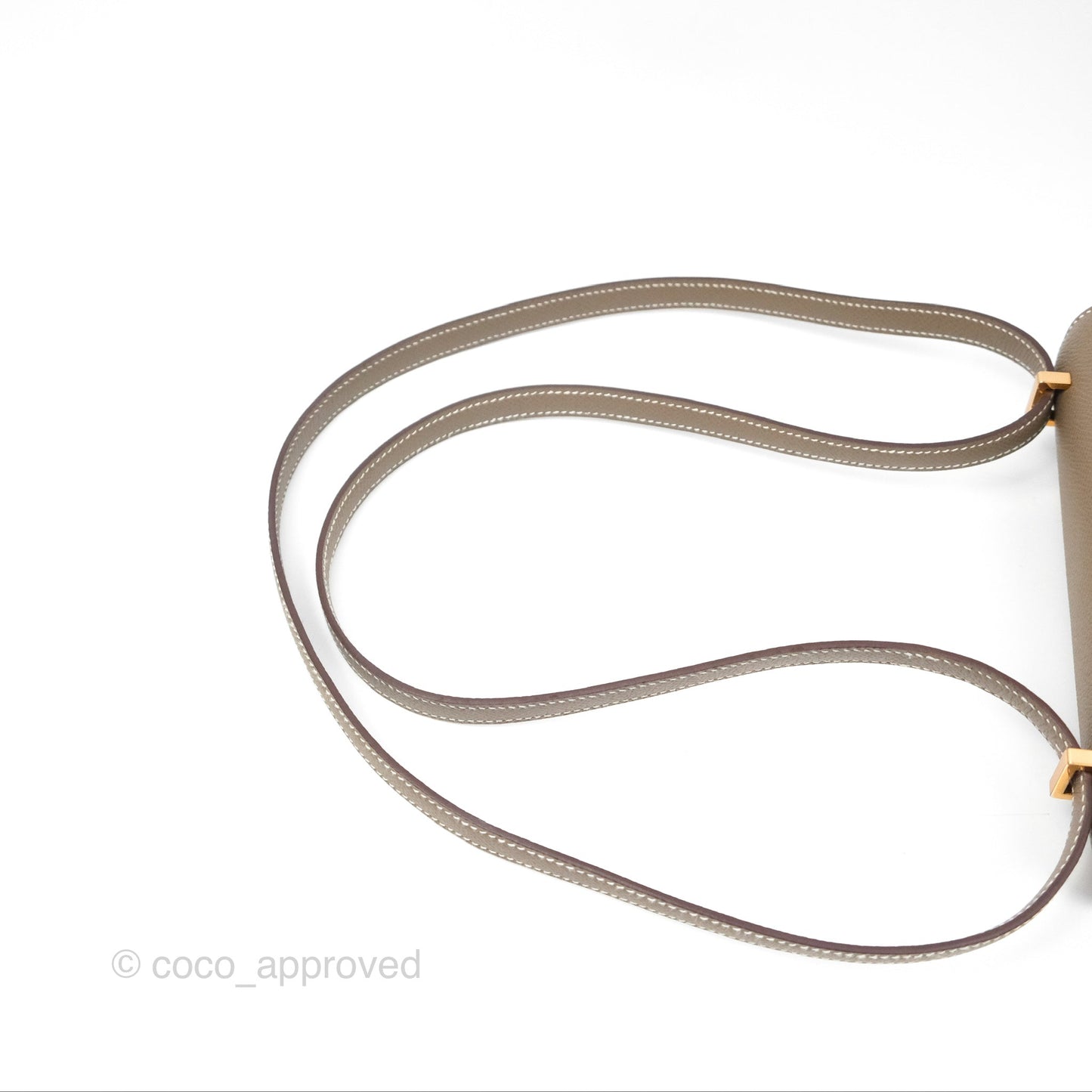 Hermès Constance Mini 18cm Mirror Etoupe Epsom Rose Gold Hardware