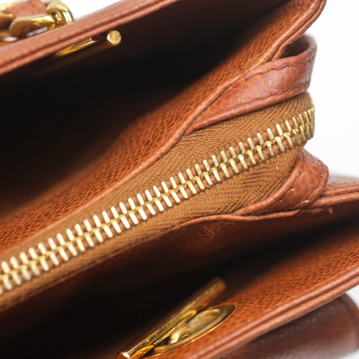 Chanel Vintage Tote Caramel Caviar 24K Gold Hardware