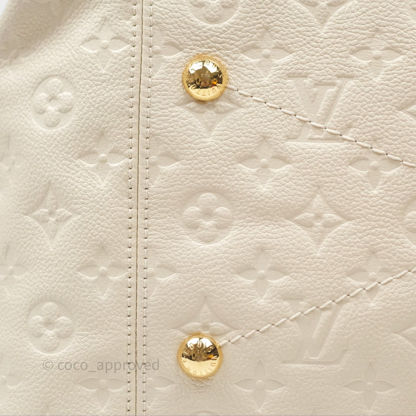 Louis Vuitton Artsy Monogram Empreinte MM Ivory