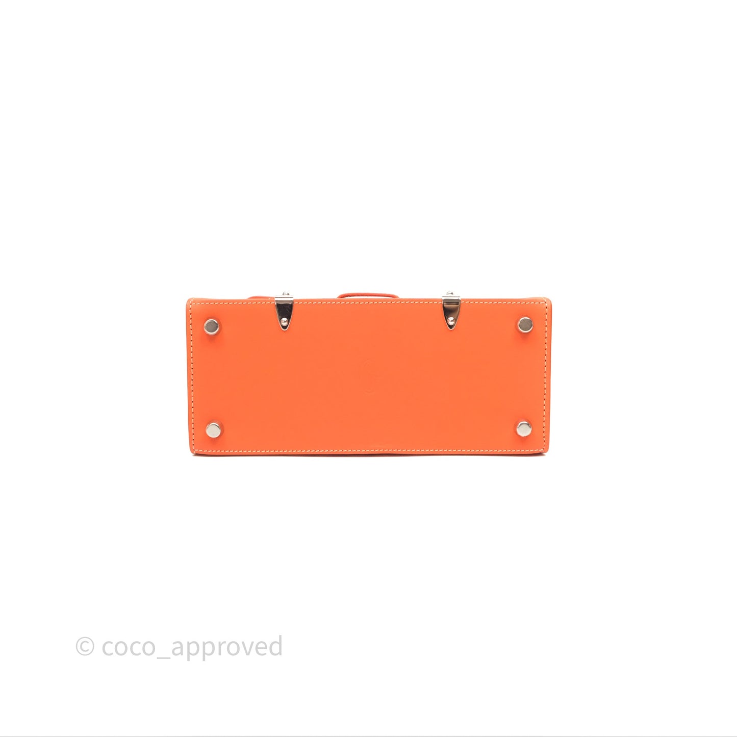 Goyard Saïgon Structuré Mini Bag Orange Goyardine Canvas