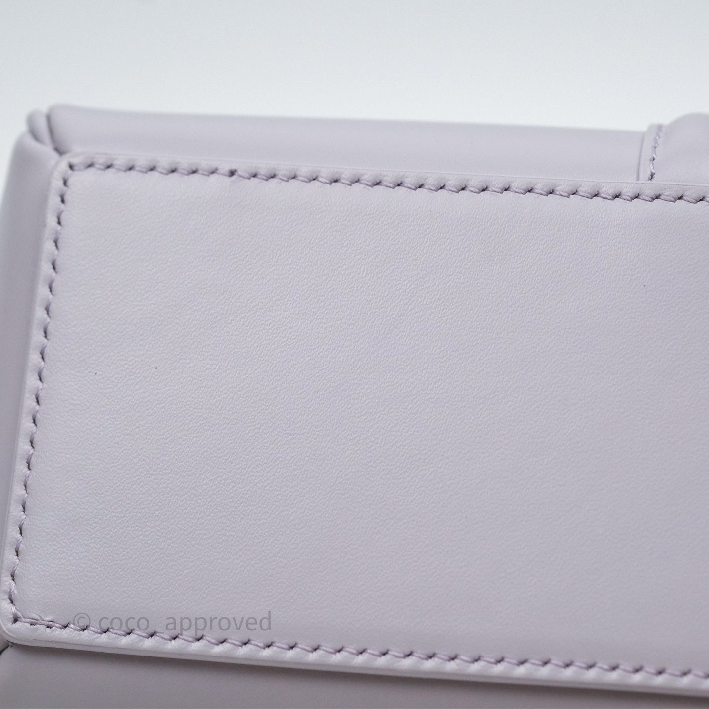 Celine Mini 16 Bag in Satinated Calfskin Light Lilac