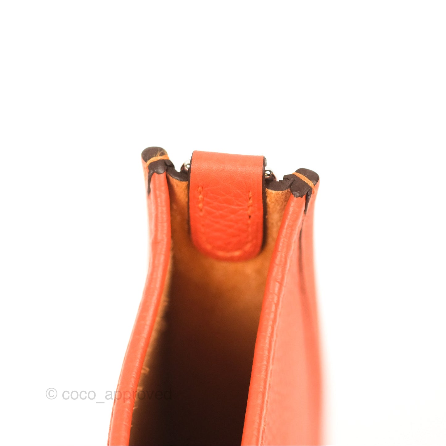 Hermès Mini Evelyne 16 Feu Clemence Palladium Hardware
