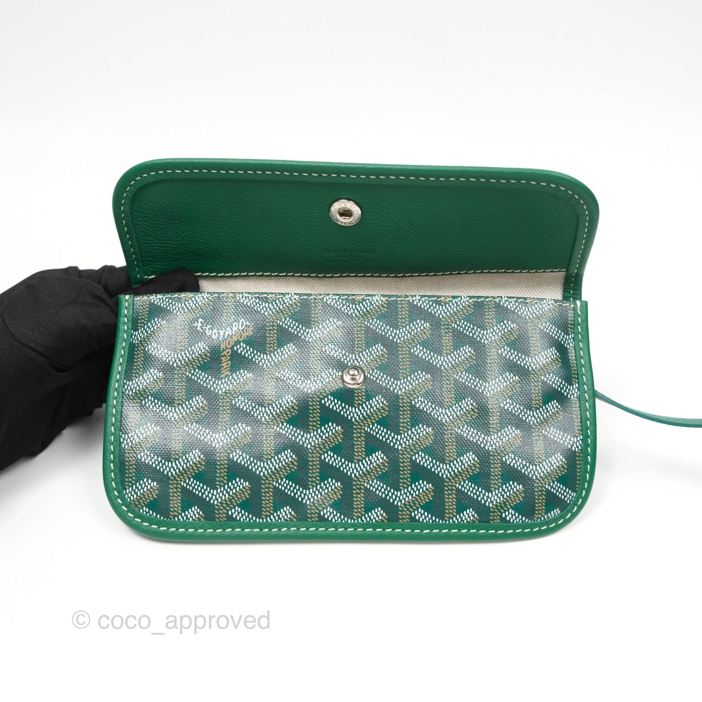 Goyard Bohème Hobo Bag Green Goyardine Canvas