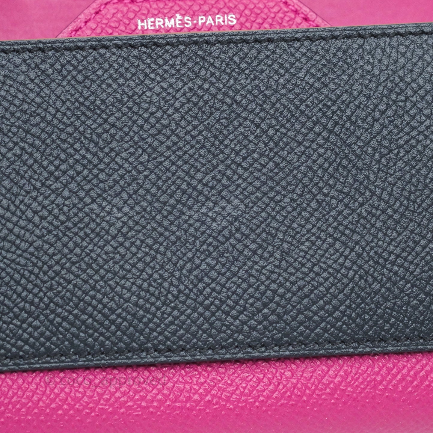 Hermès Passant Compact Wallet Epsom Purple