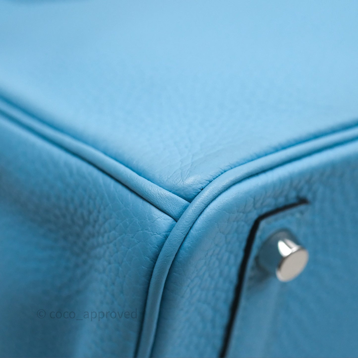 Hermès Birkin 30 Bleu De Nord Togo Palladium Hardware