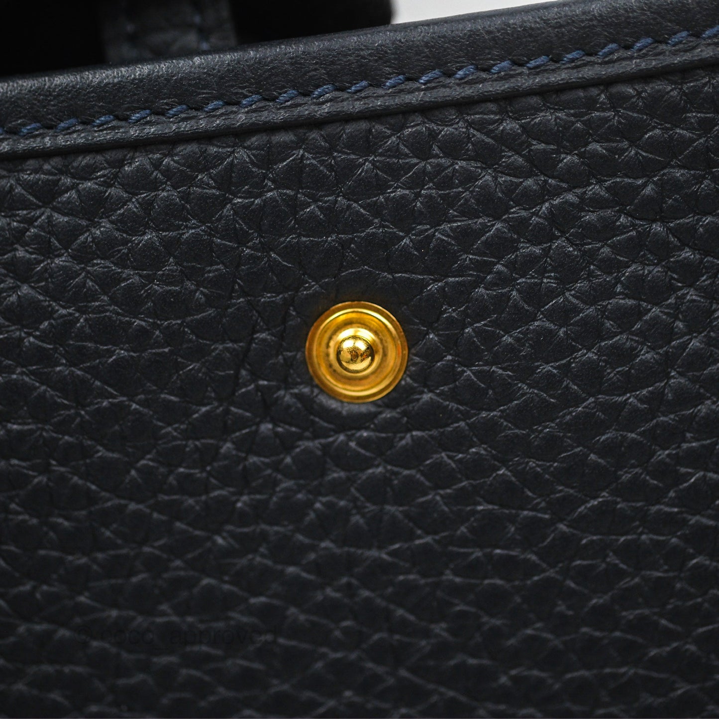Hermès Mini Evelyne 16 Caban 3Y Clemence Gold Hardware