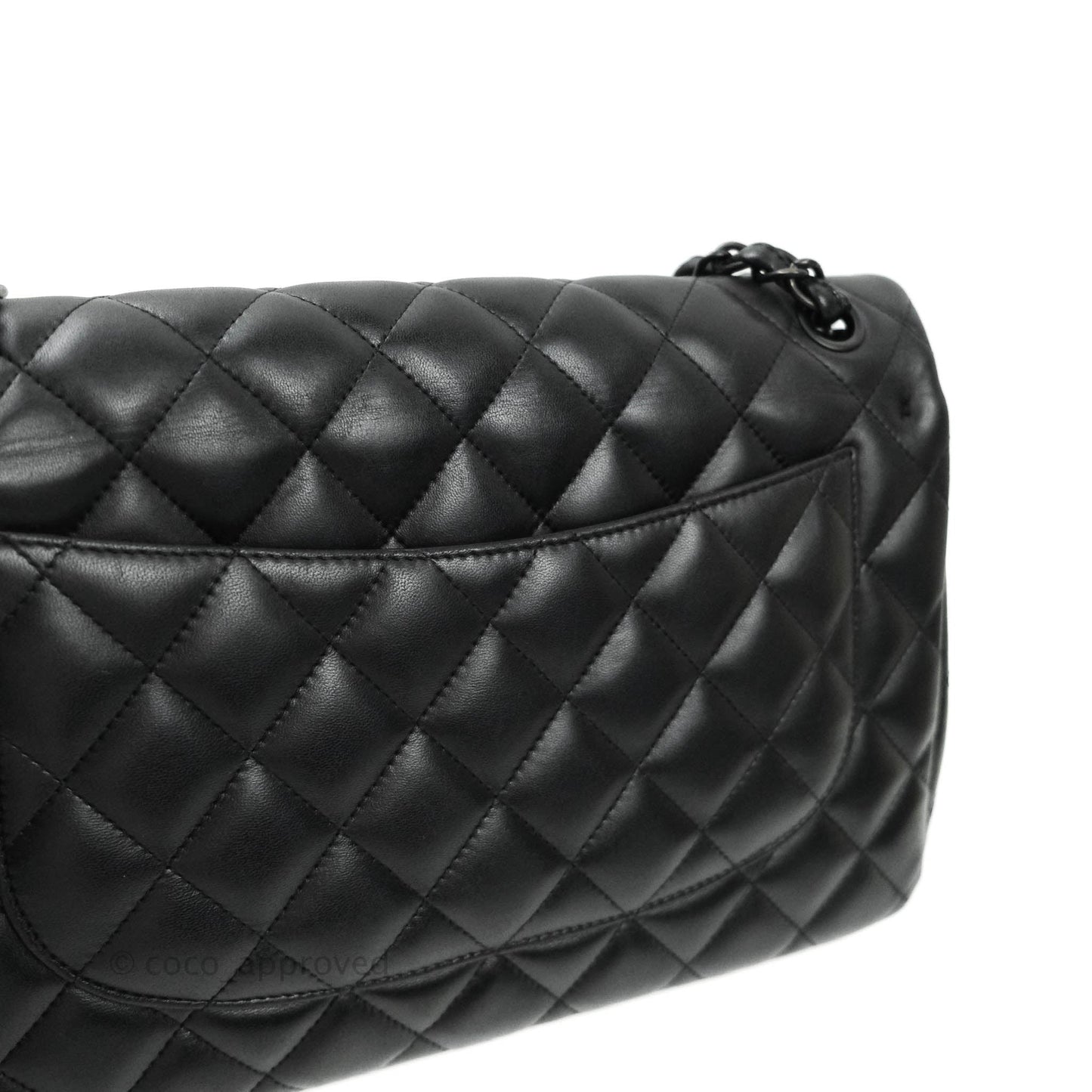 Chanel Jumbo Double Flap So Black Lambskin